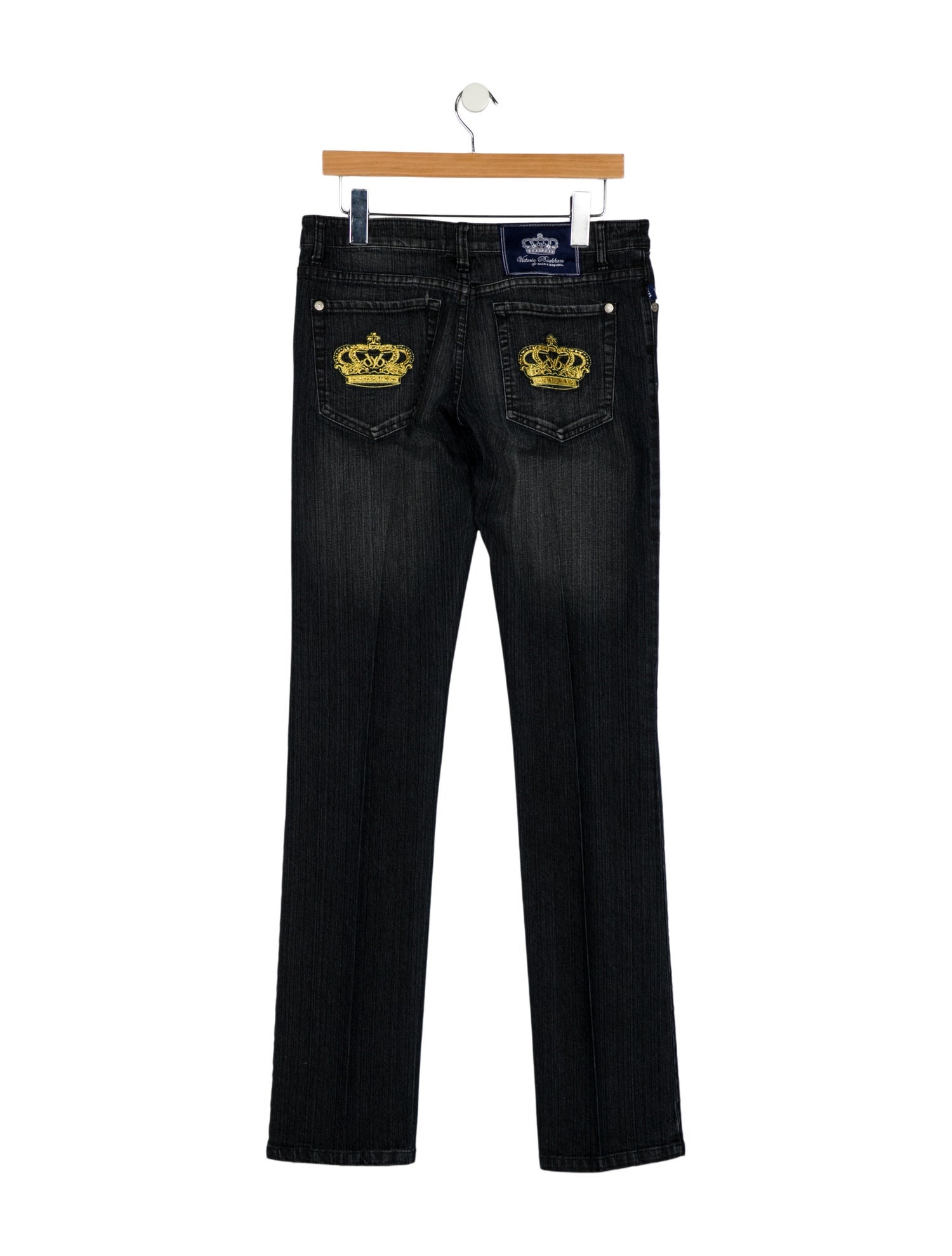 Victoria Beckham Low-Rise Straight Leg Jeans