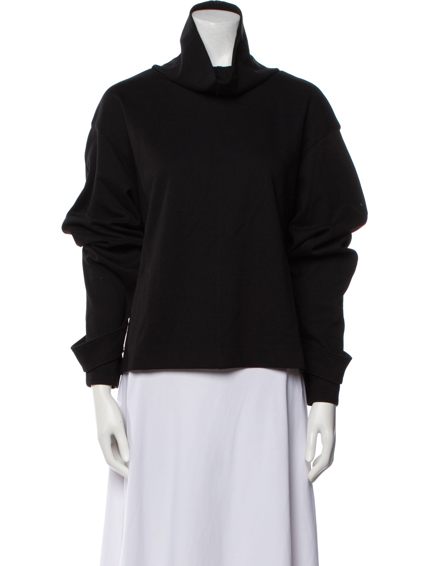 Victoria Beckham Turtleneck Long Sleeve Sweatshirt