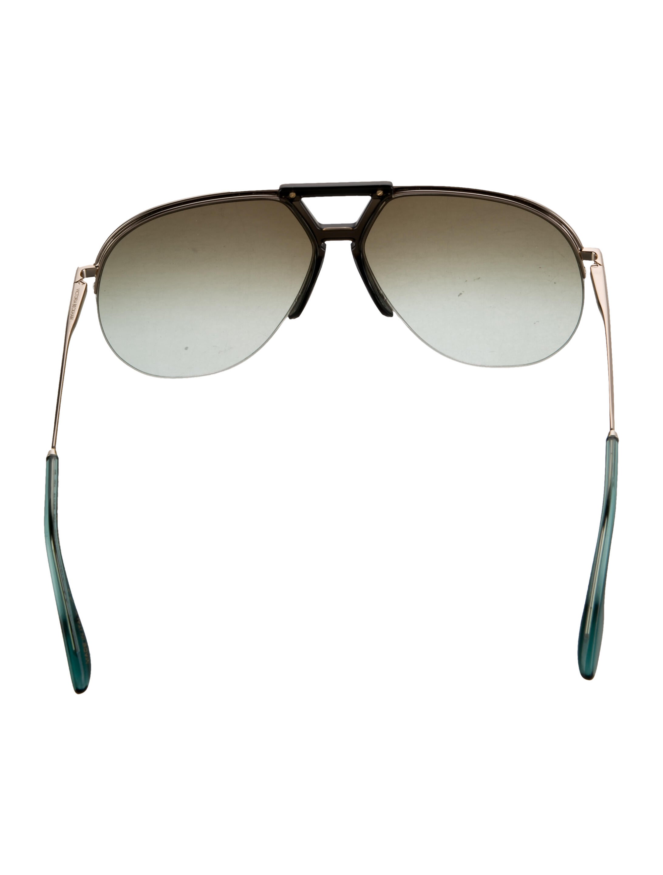 Victoria Beckham Round Gradient Sunglasses