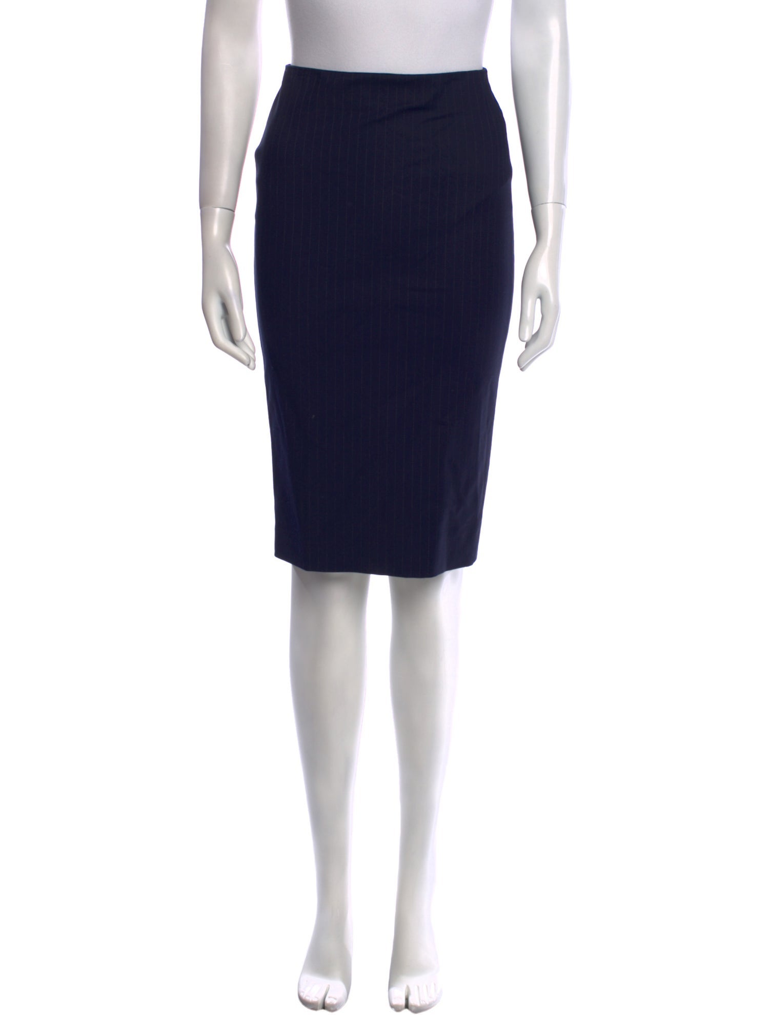 Victoria Beckham Wool Knee-Length Skirt