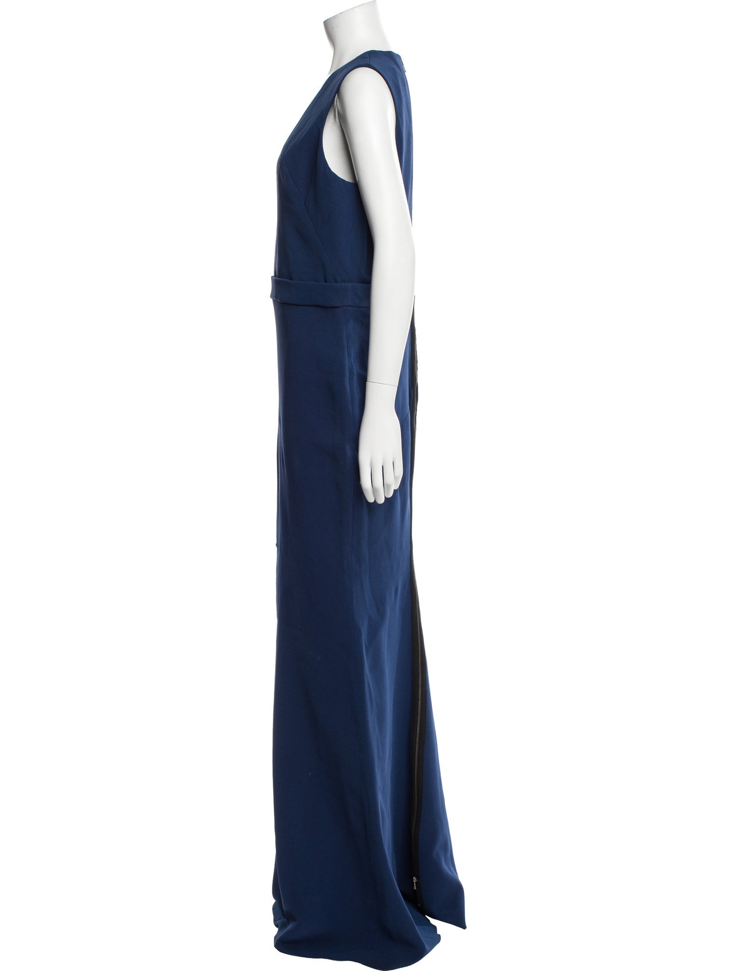 Victoria Beckham V-Neck Long Dress