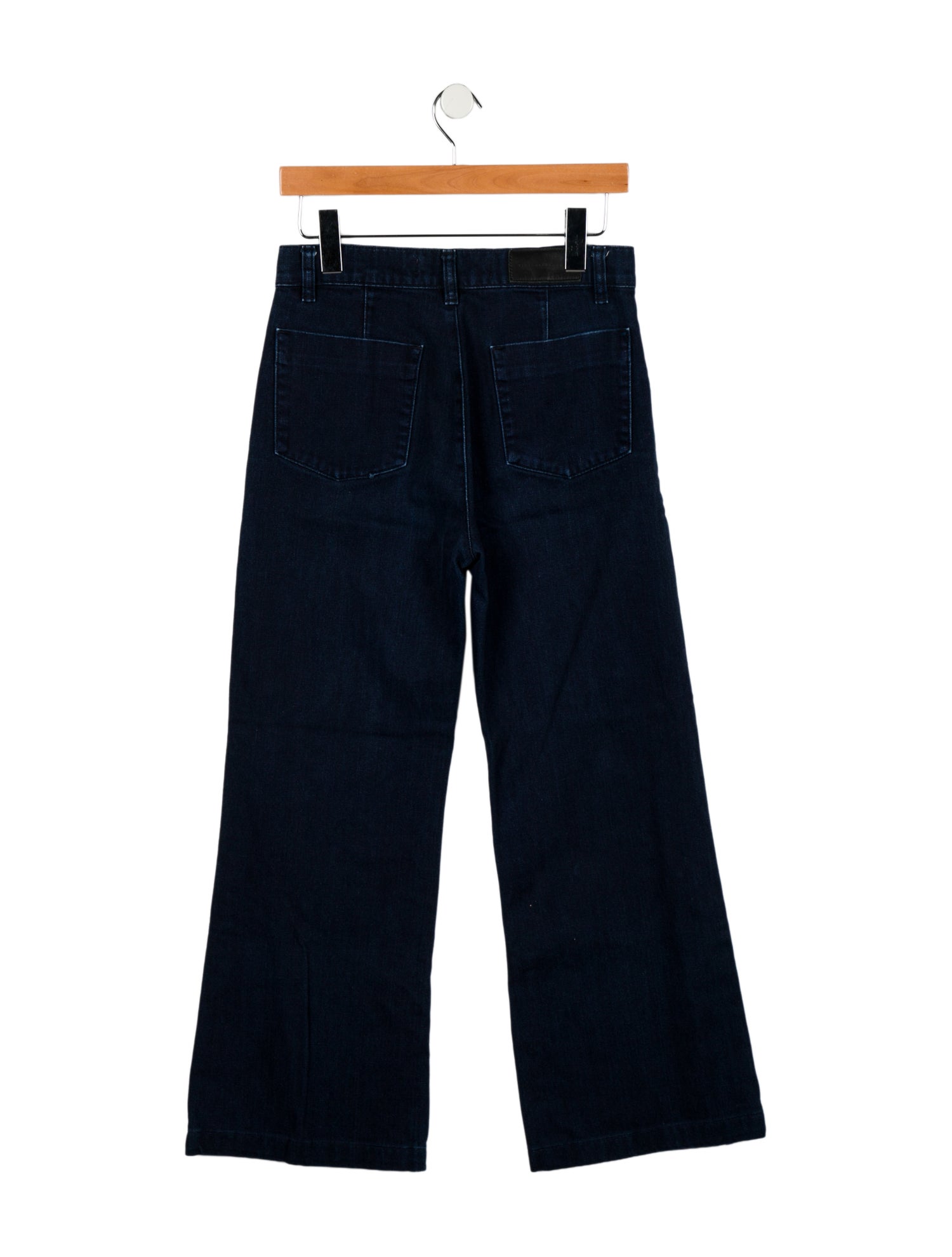 Victoria Beckham Mid-Rise Wide Leg Jeans