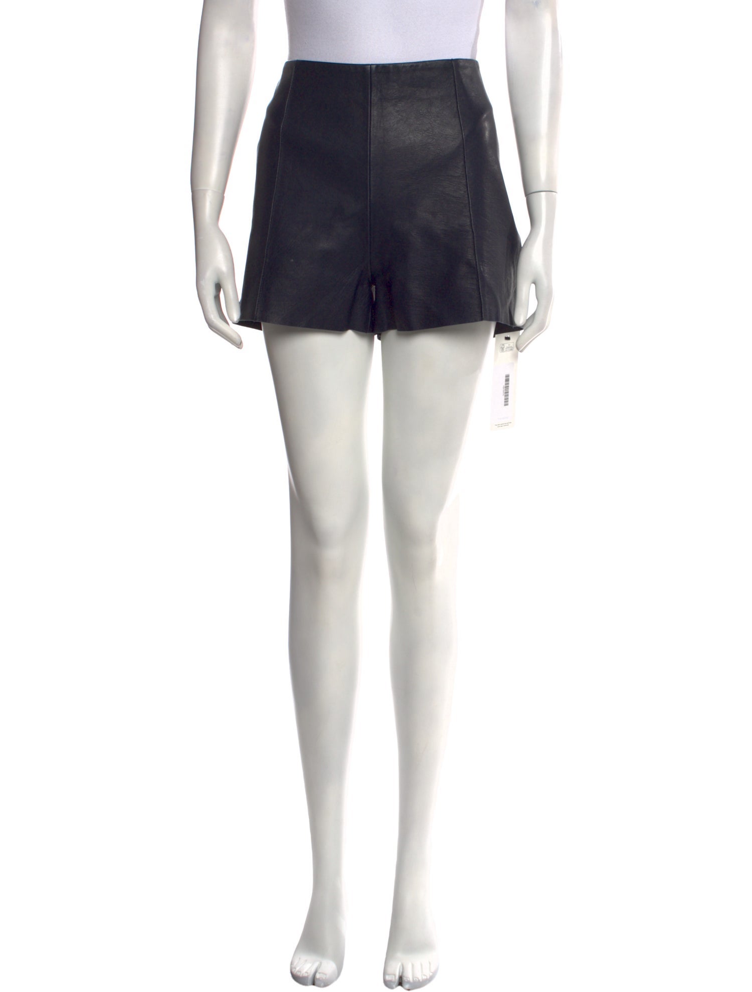 Victoria Beckham Leather Mini Shorts