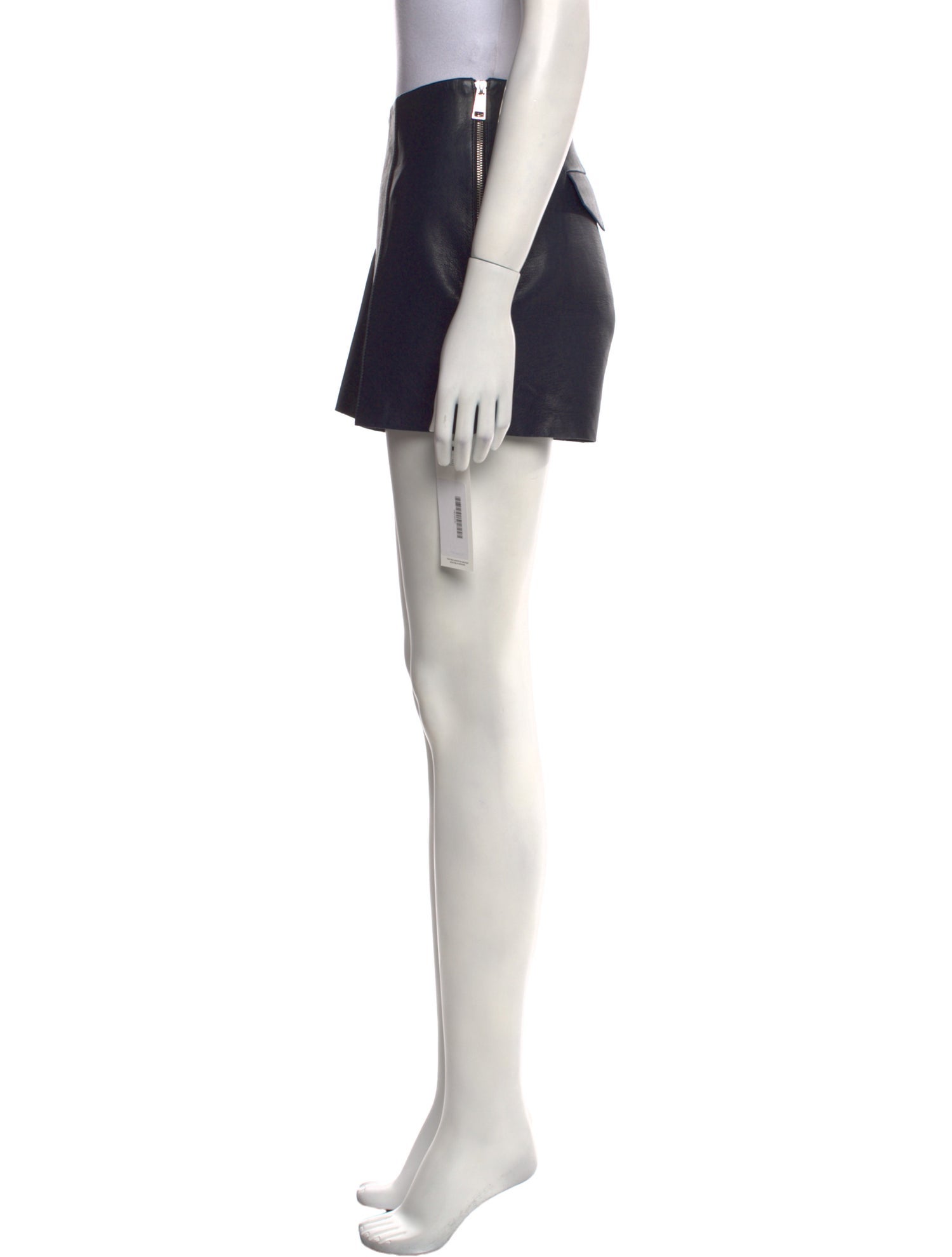 Victoria Beckham Leather Mini Shorts