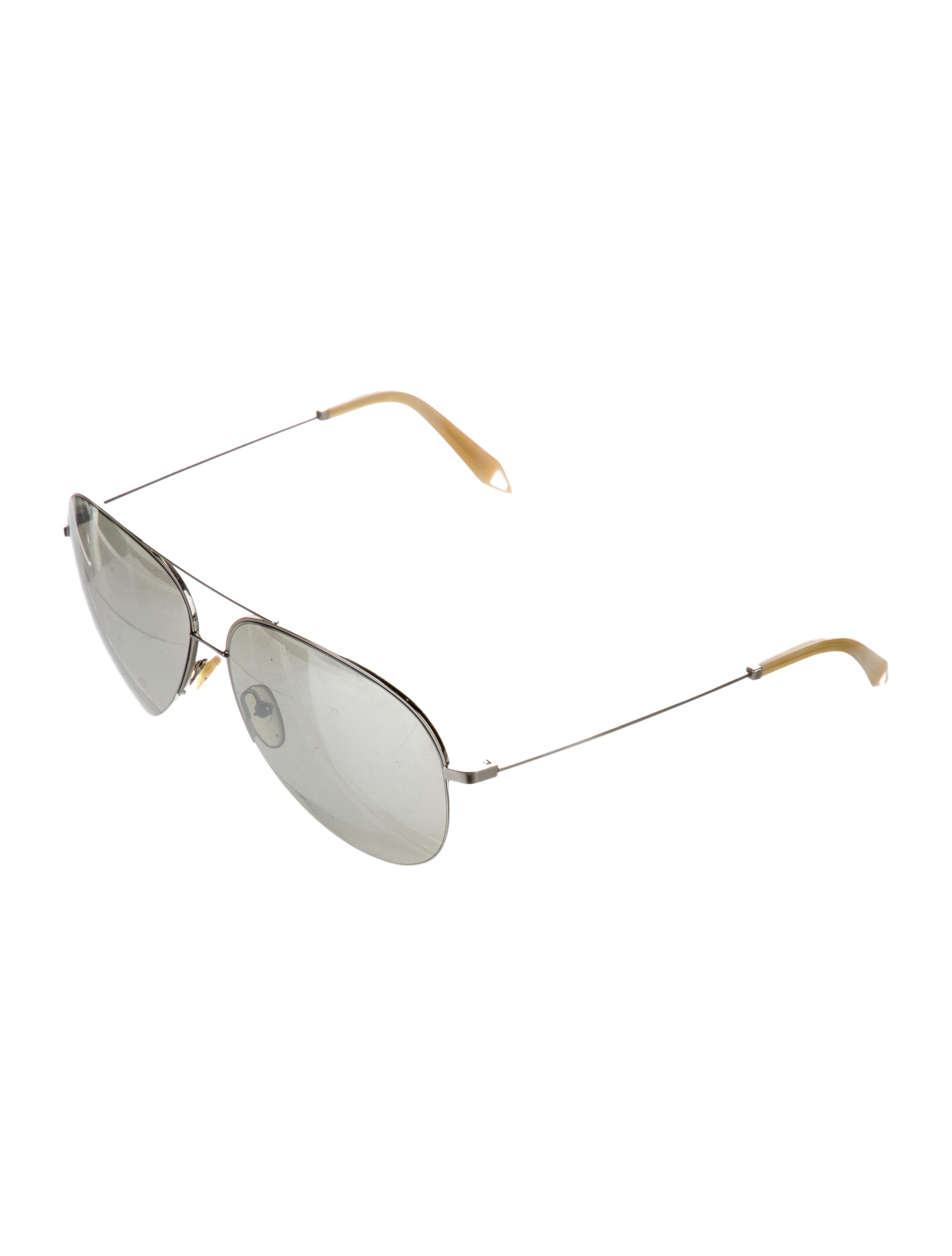 Victoria Beckham Aviator Mirrored Sunglasses