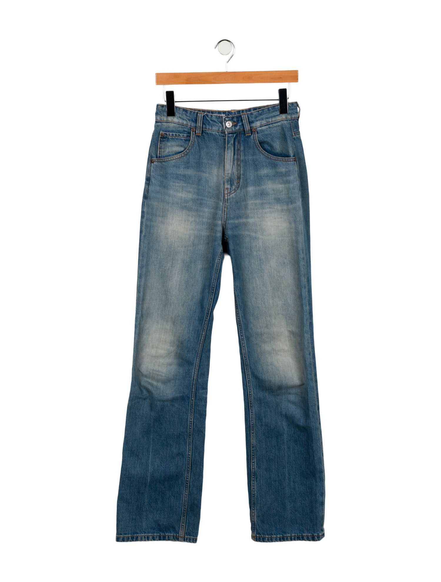Victoria Beckham High-Rise Straight Leg Jeans