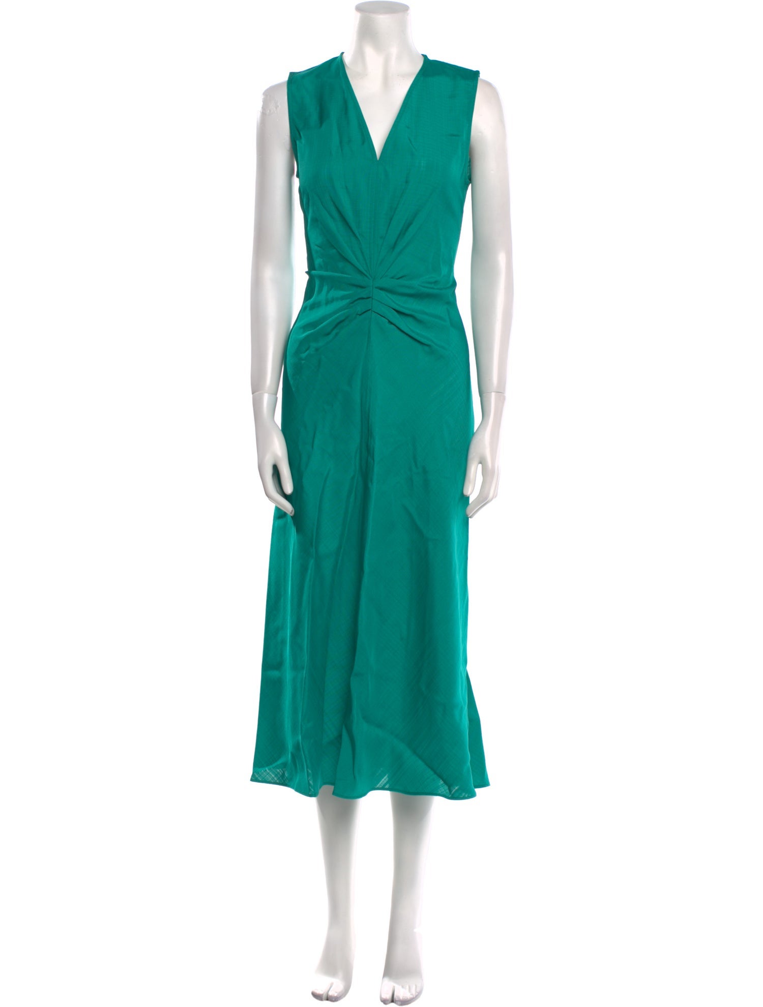 Victoria Beckham V-Neck Long Dress