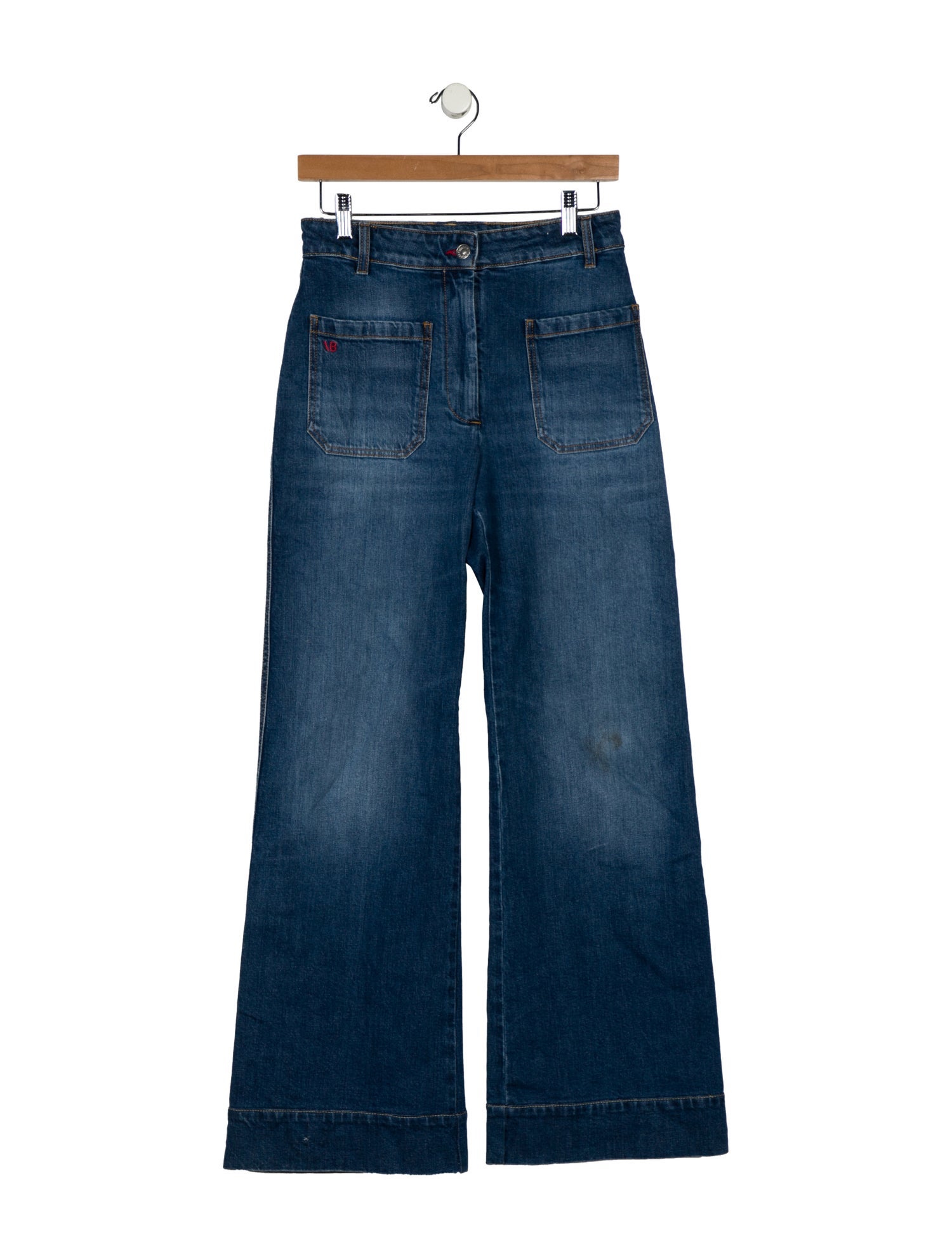 Victoria Beckham High-Rise Wide Leg Jeans