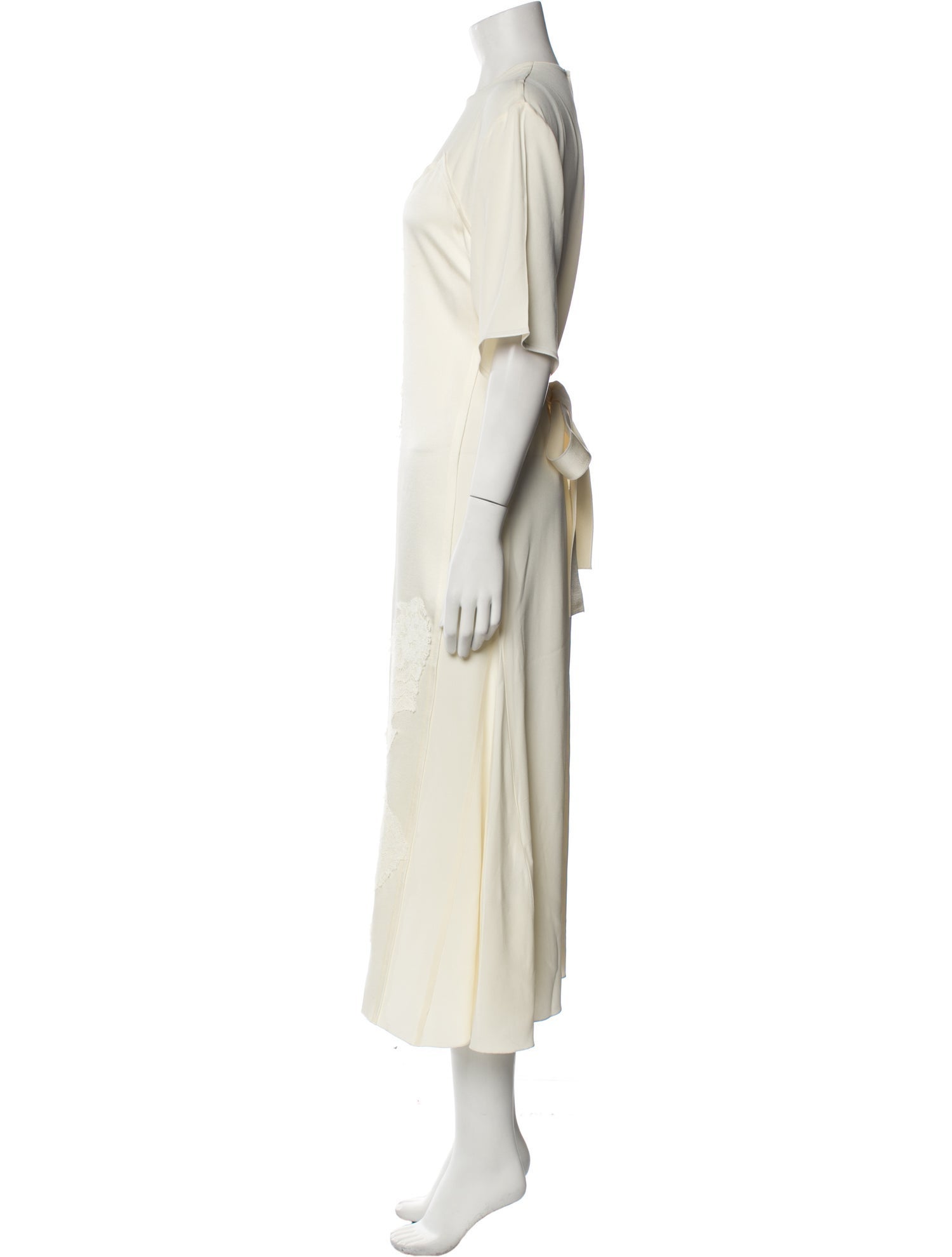 Victoria Beckham Bateau Neckline Long Dress