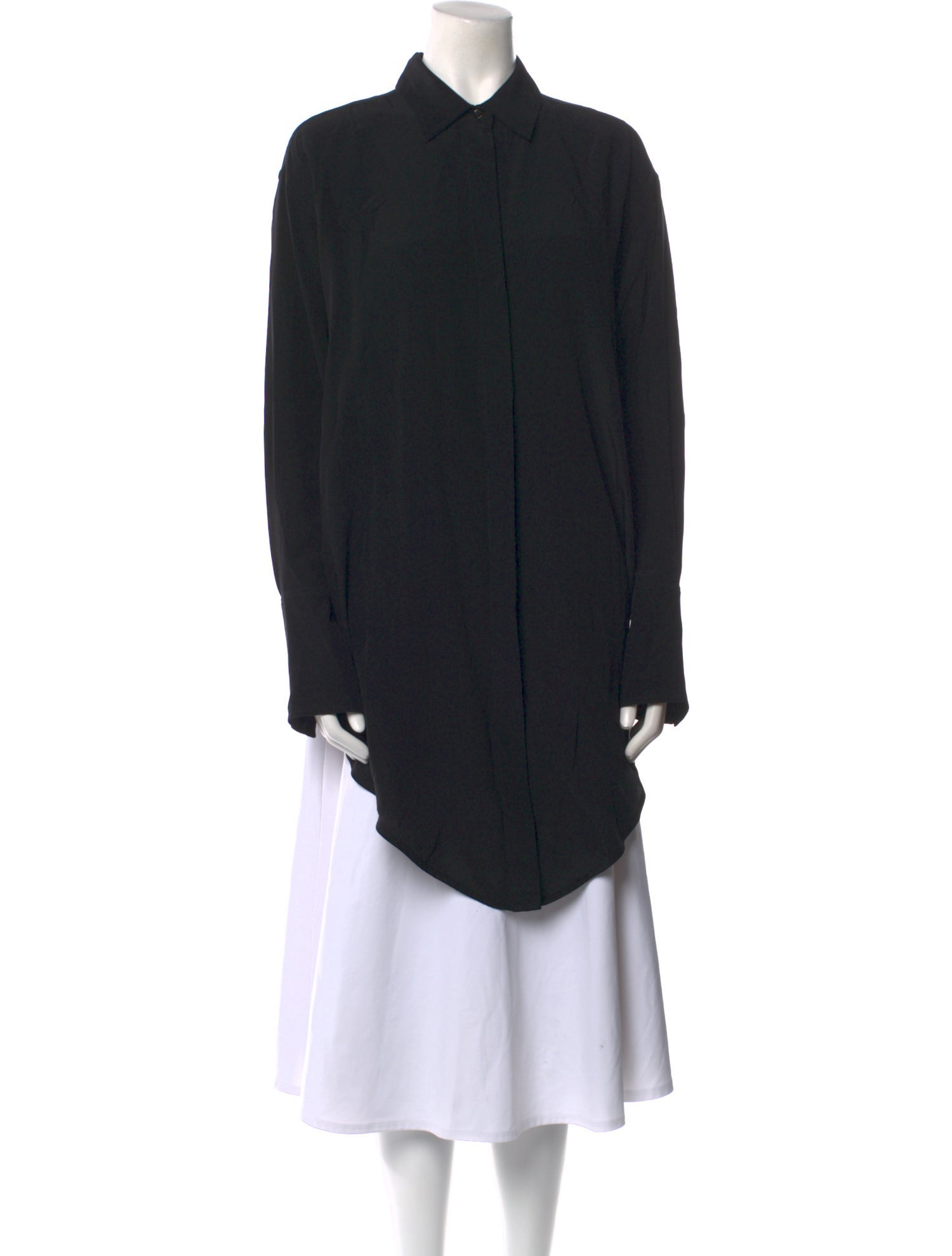 Victoria Beckham Silk Long Sleeve Tunic w/ Tags