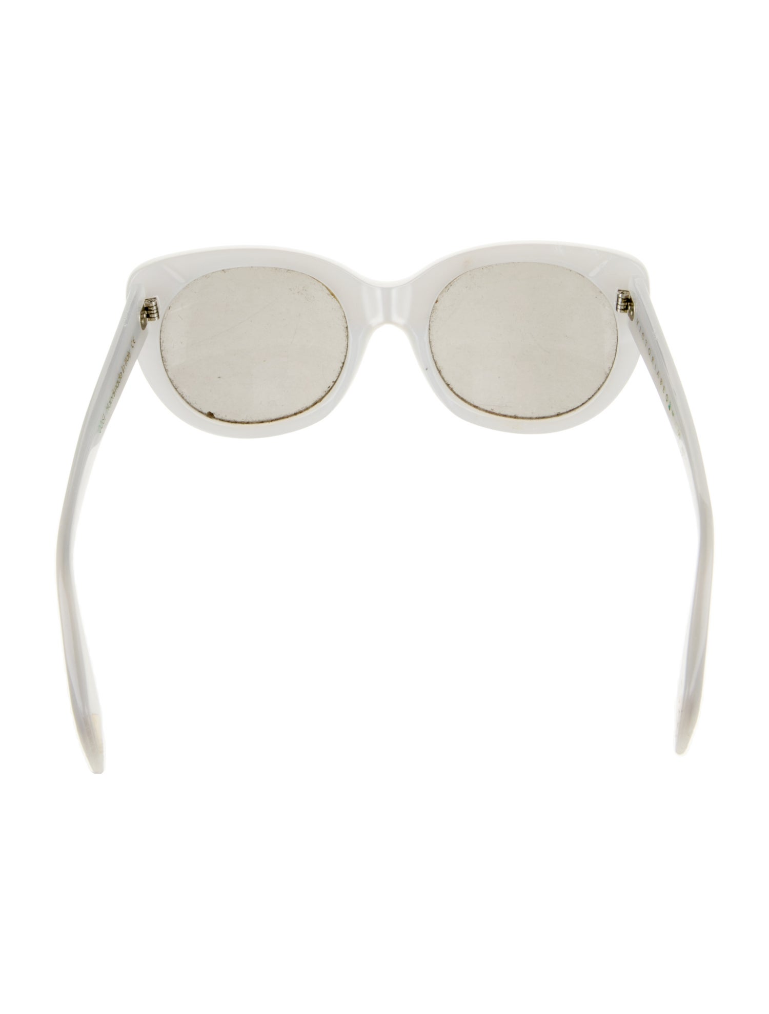 Victoria Beckham Round Mirrored Sunglasses