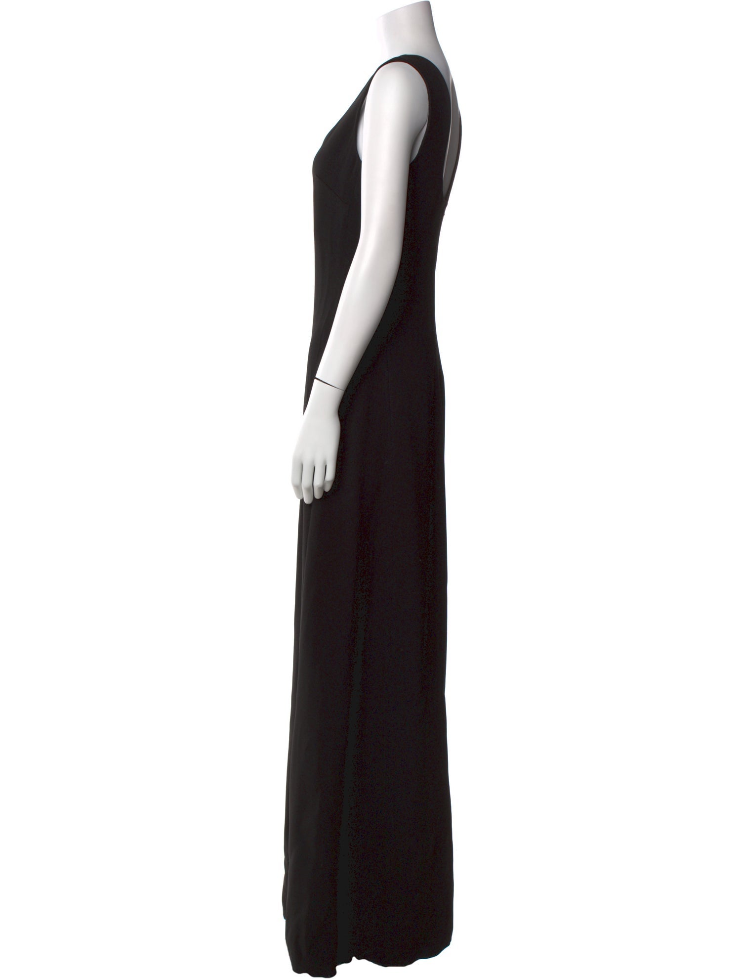Victoria Beckham V-Neck Long Dress