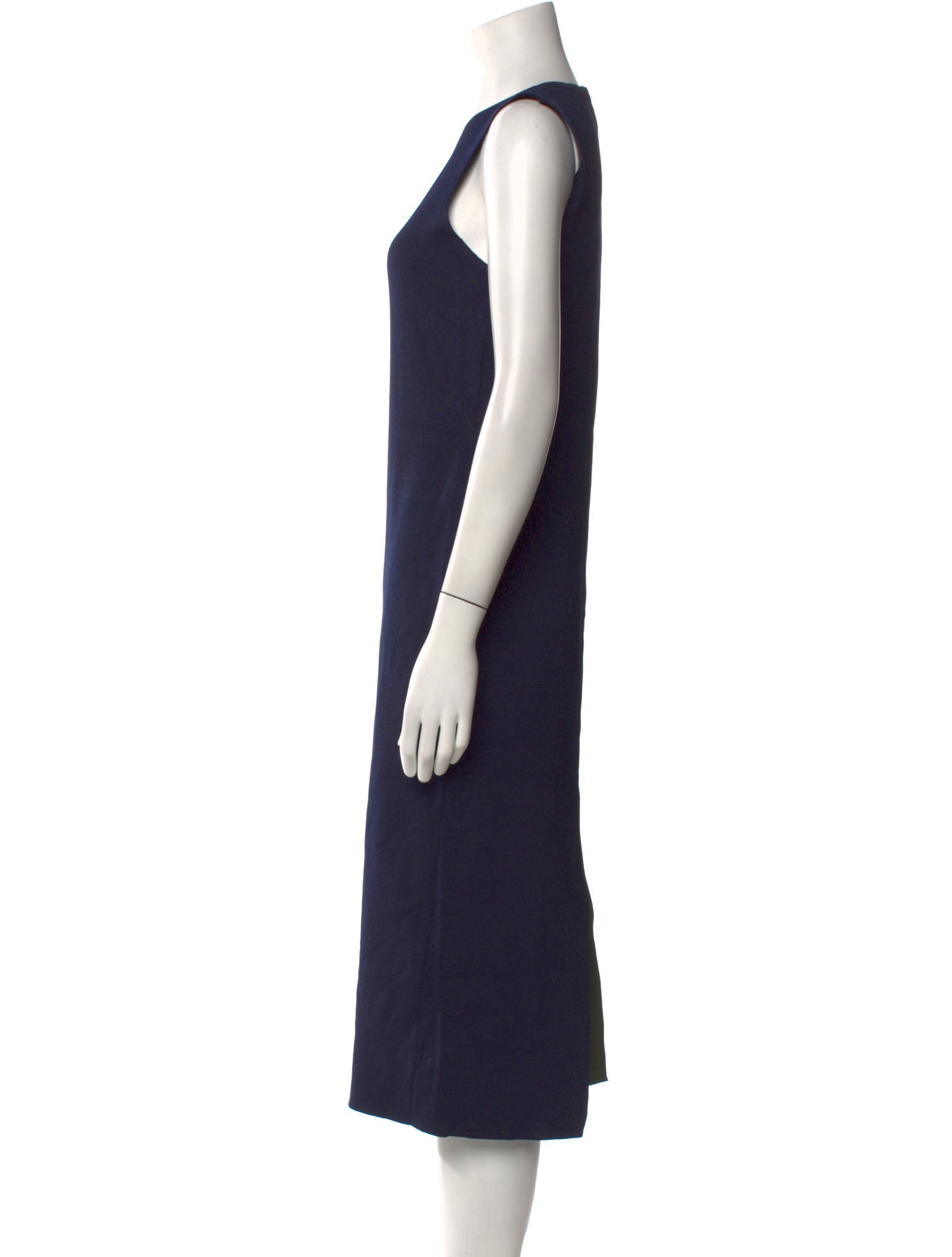 Victoria Beckham Wool Midi Length Dress