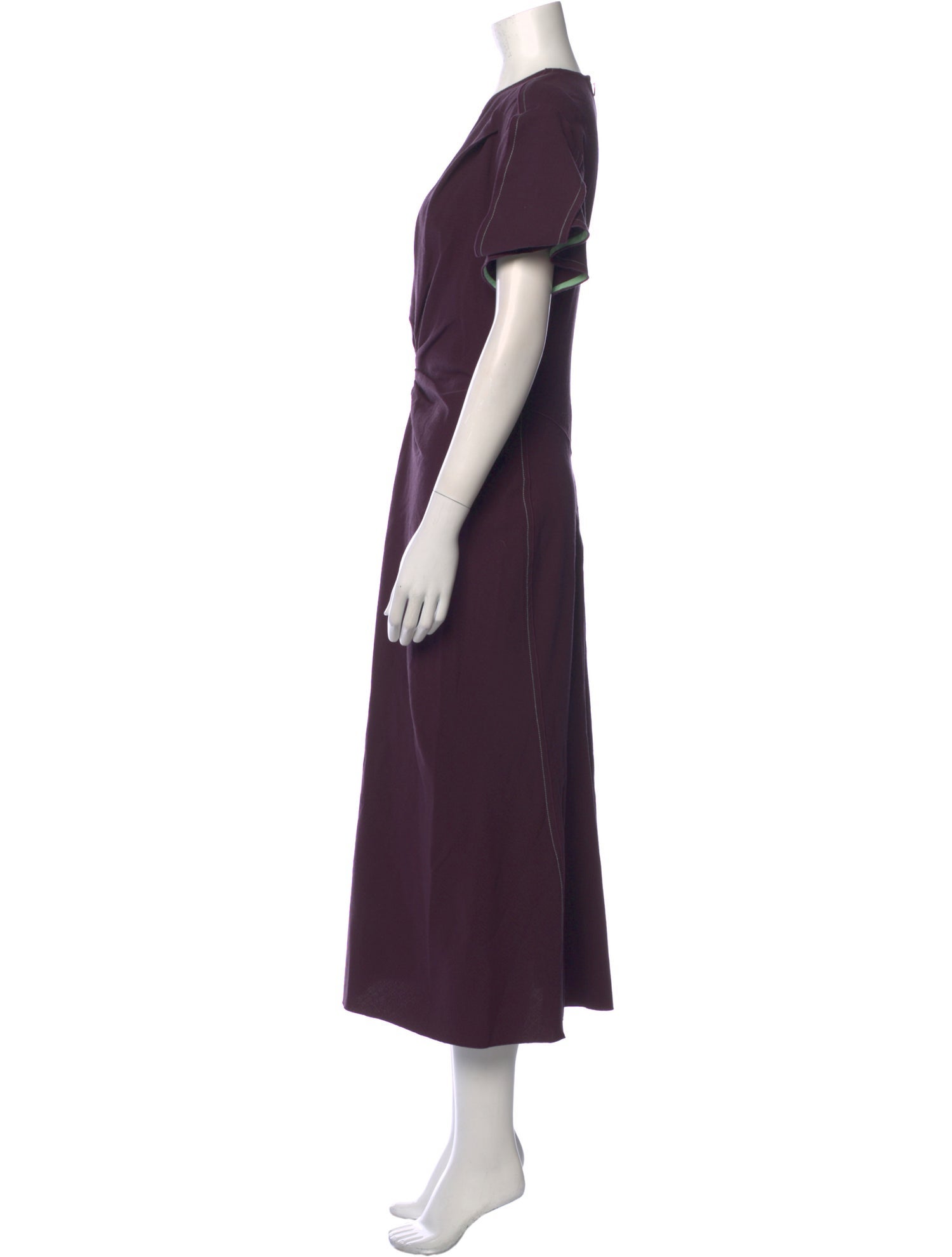 Victoria Beckham Virgin Wool Long Dress