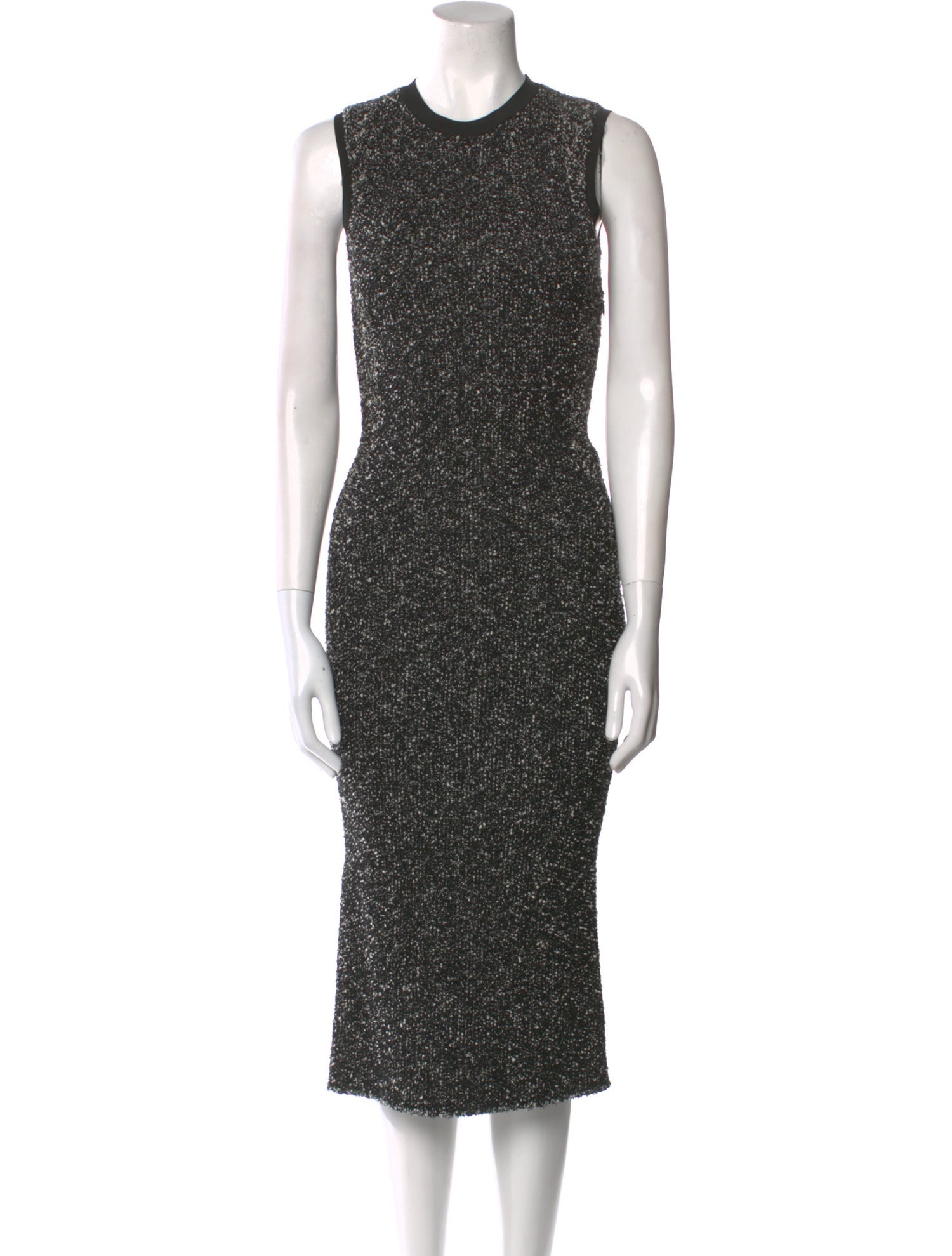 Victoria Beckham Crew Neck Long Dress