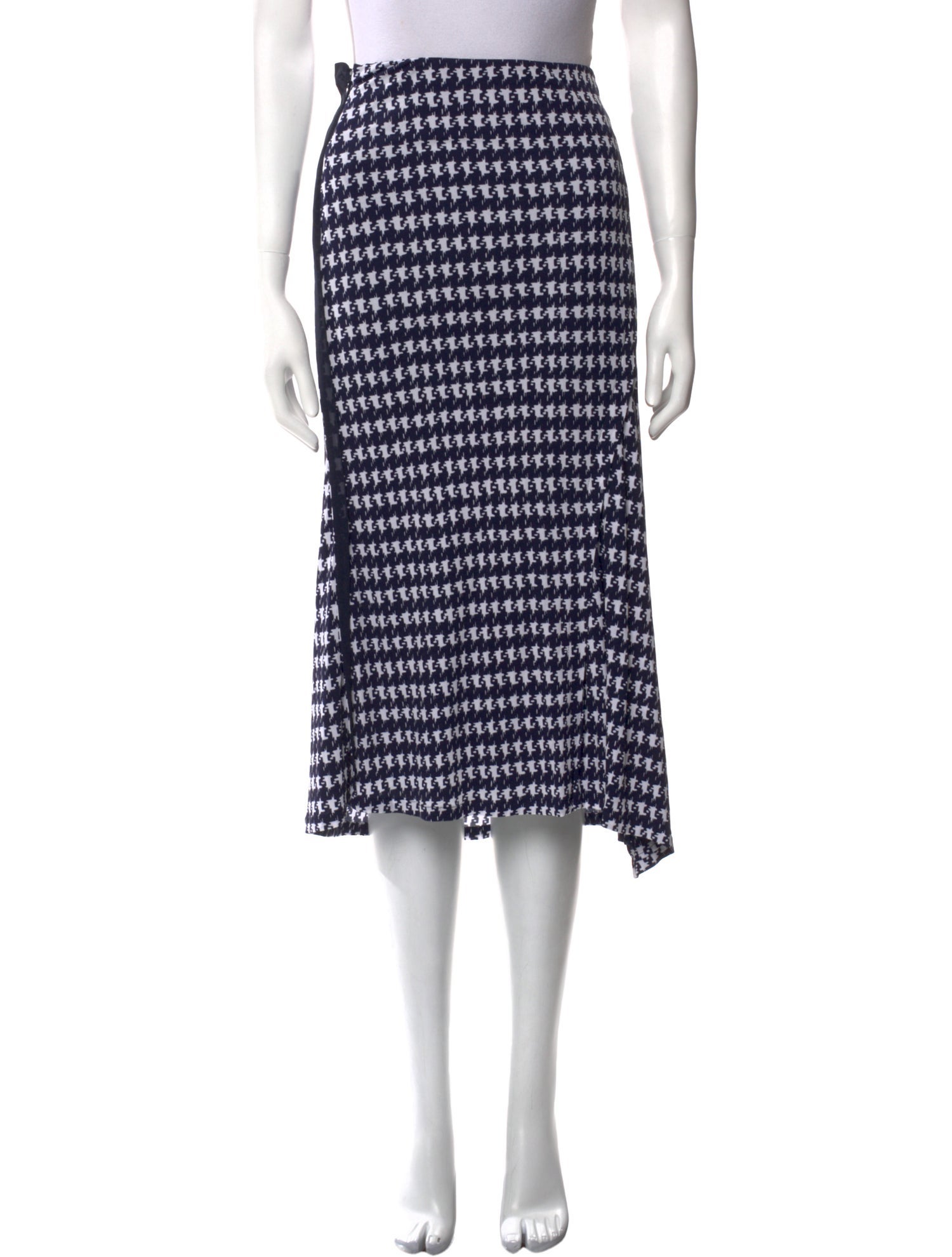 Victoria Beckham Printed Midi Length Skirt