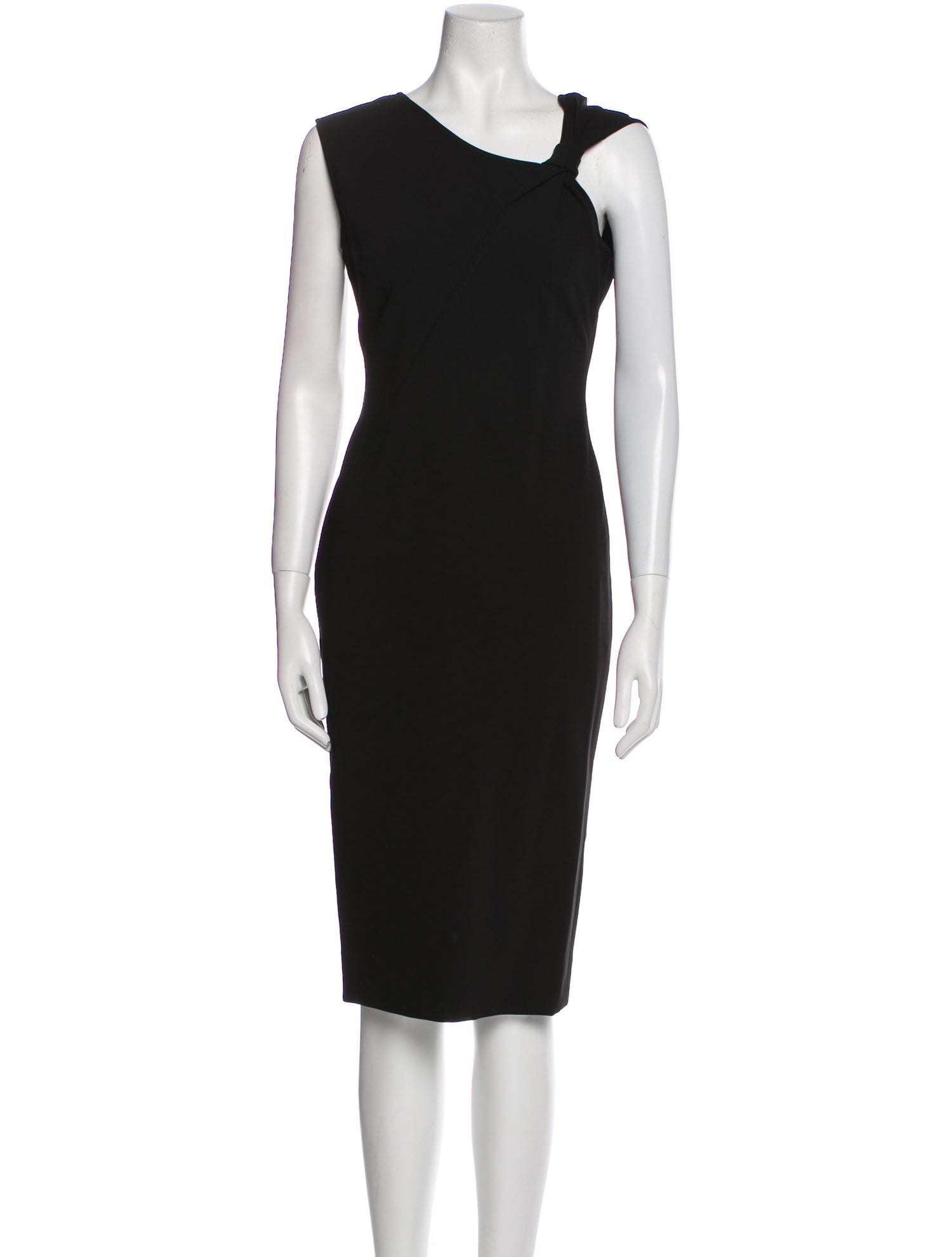 Victoria Beckham V-Neck Knee-Length Dress