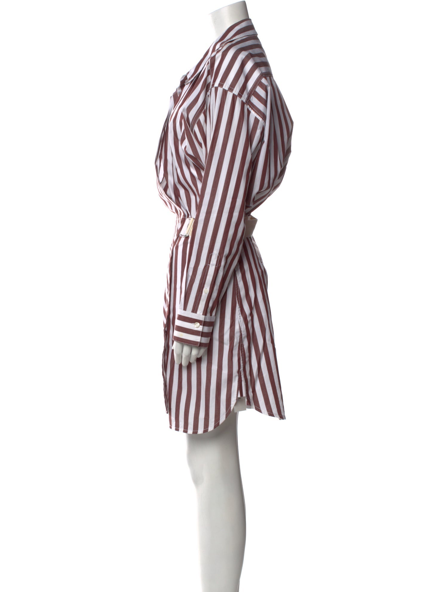 Victoria Beckham Striped Mini Dress