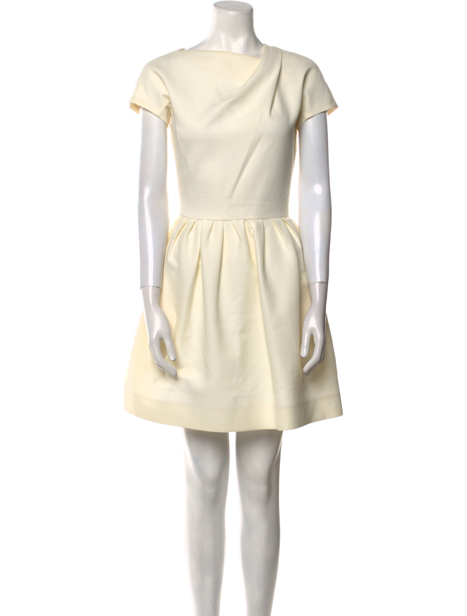 Victoria Beckham Bateau Neckline Mini Dress