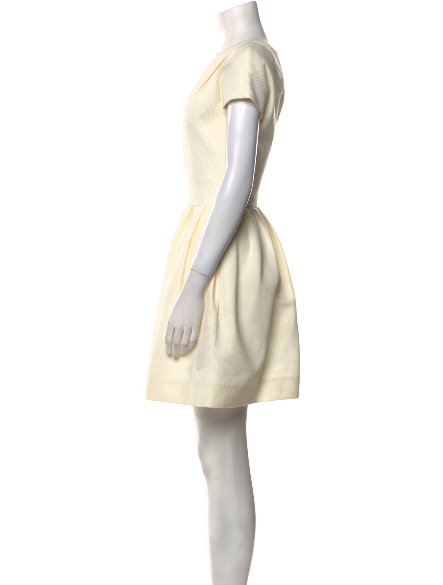 Victoria Beckham Bateau Neckline Mini Dress