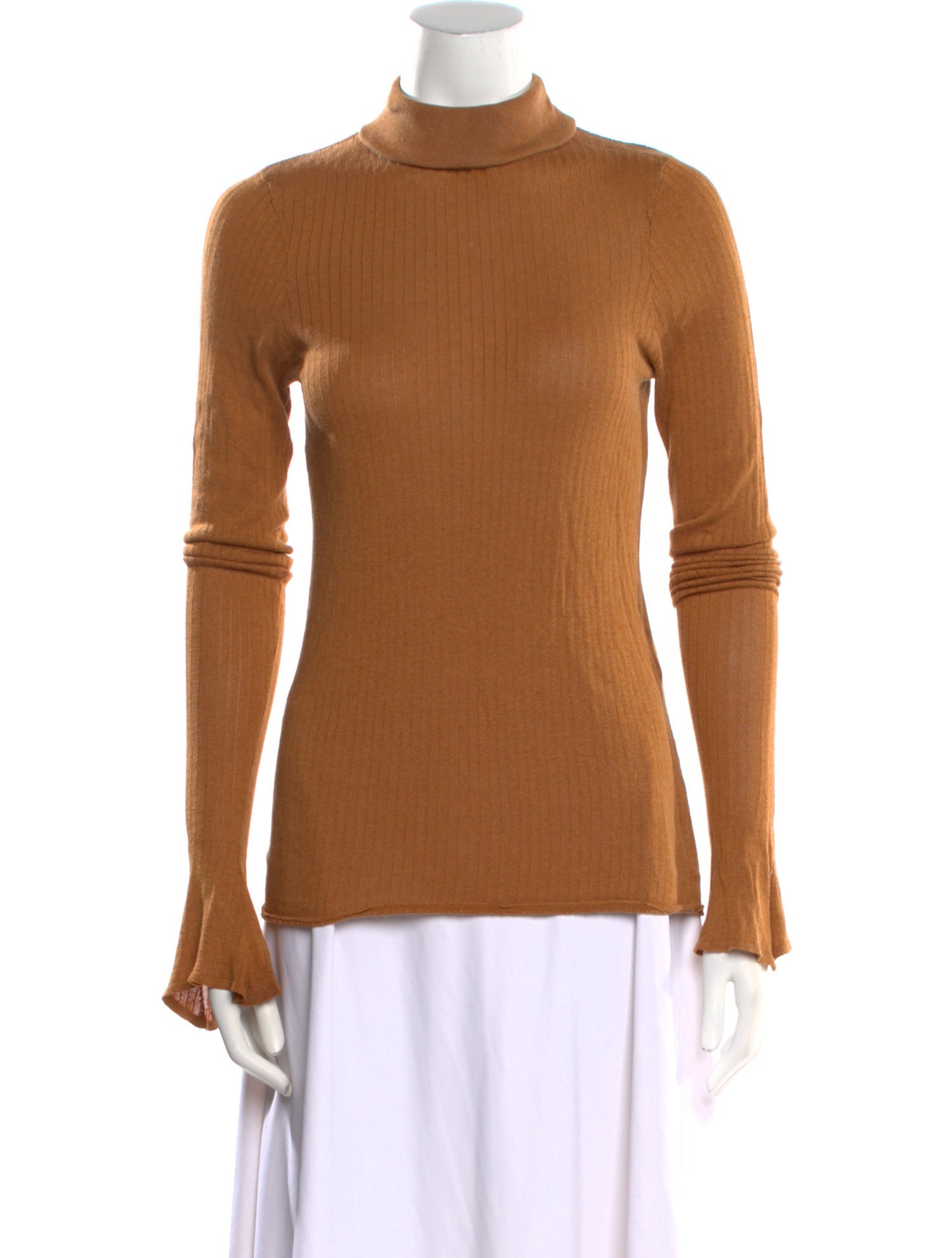 Victoria Beckham Turtleneck Long Sleeve Top