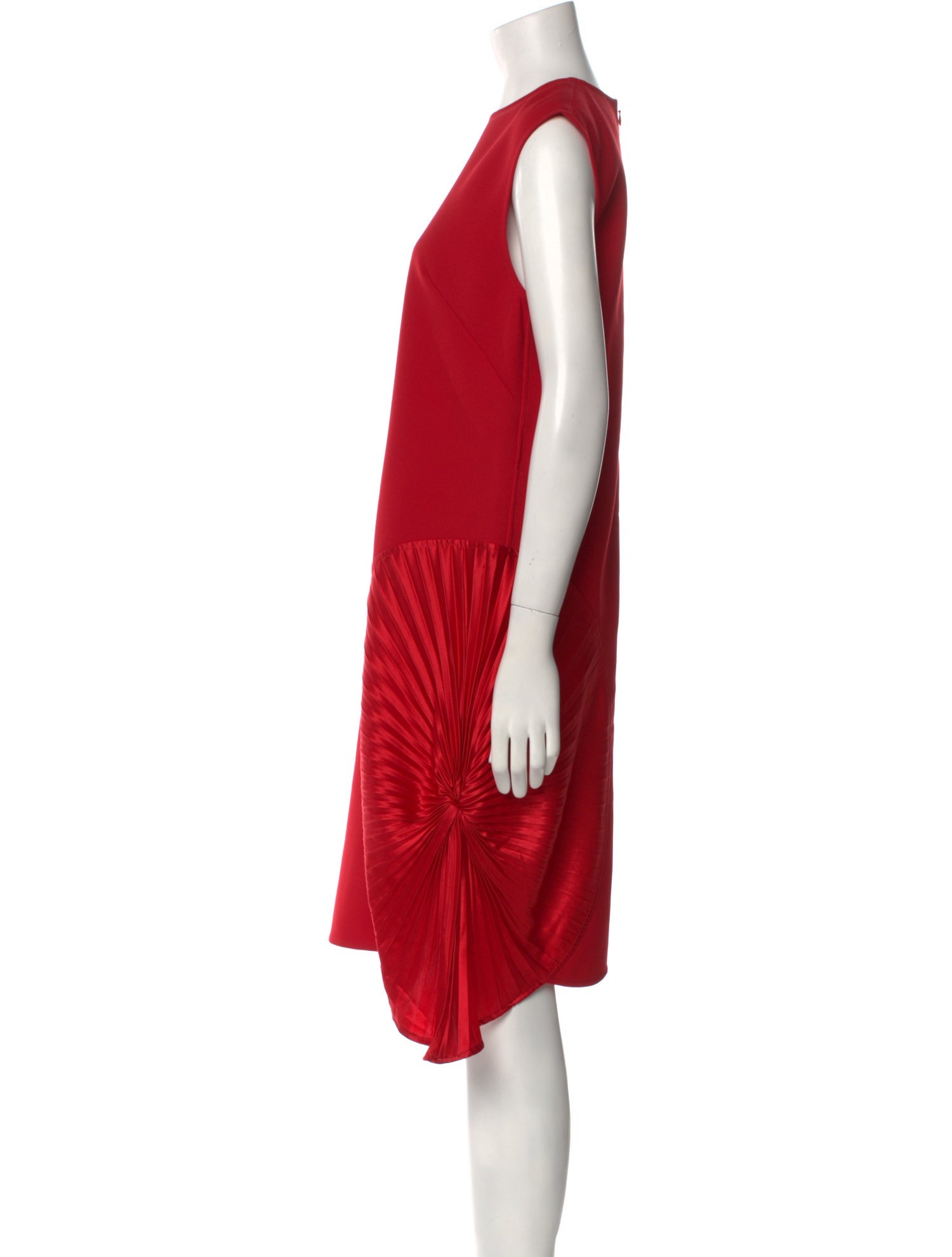 Victoria Beckham Crew Neck Knee-Length Dress