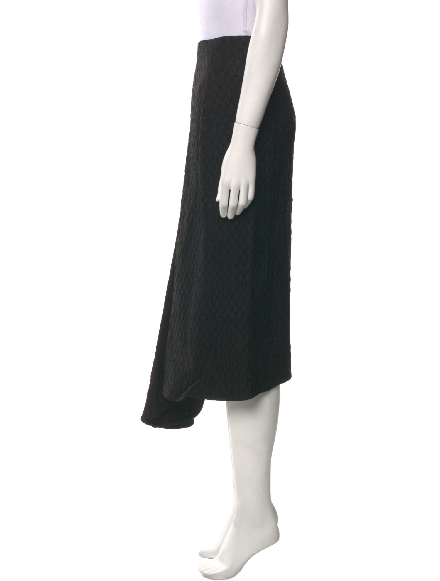 Victoria Beckham Ruffle Embellishment Midi Length Skirt w/ Tags