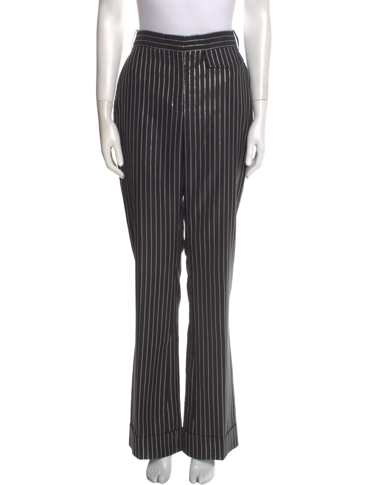 Victoria Beckham Virgin Wool Wide Leg Pants