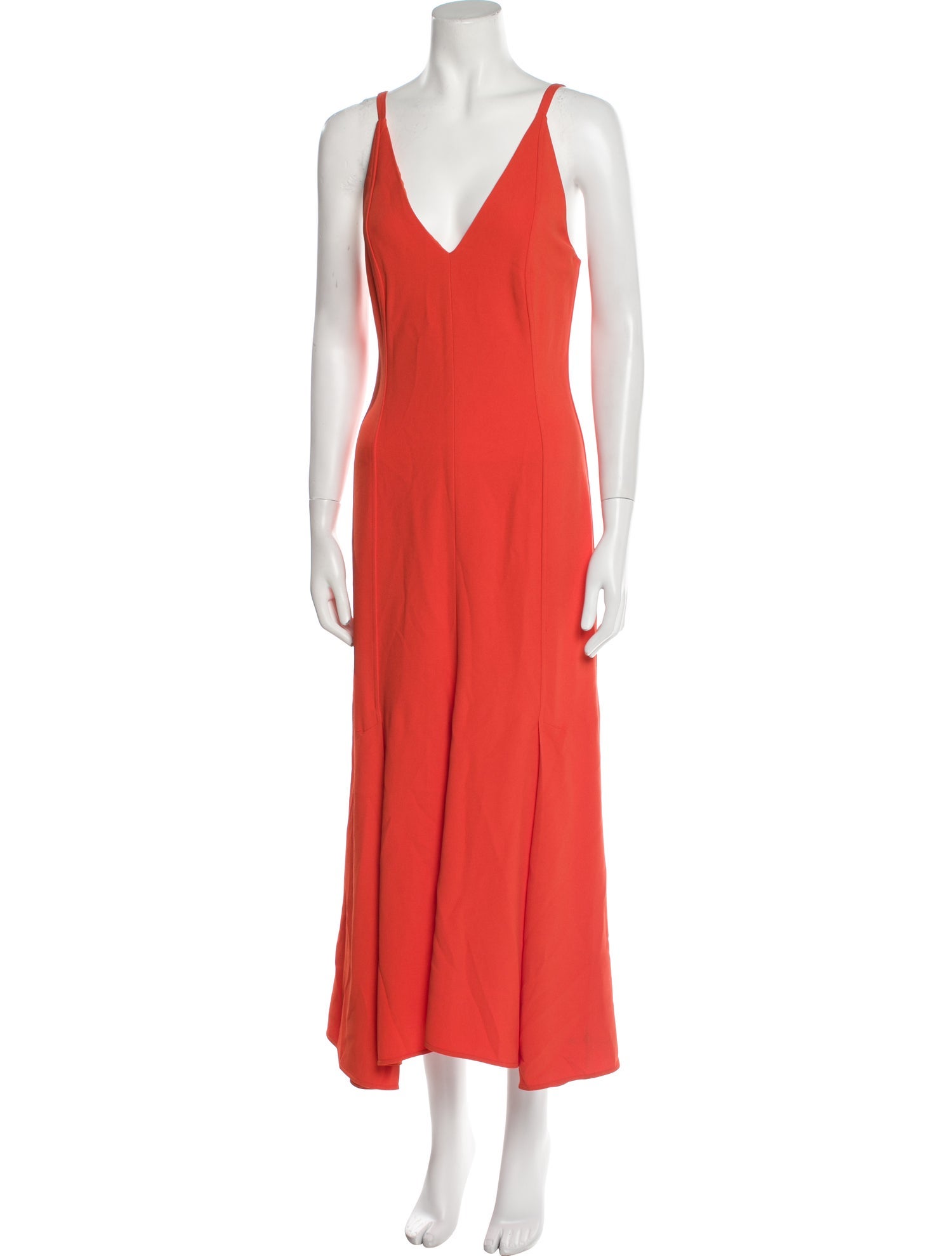 Victoria Beckham V-Neck Long Dress