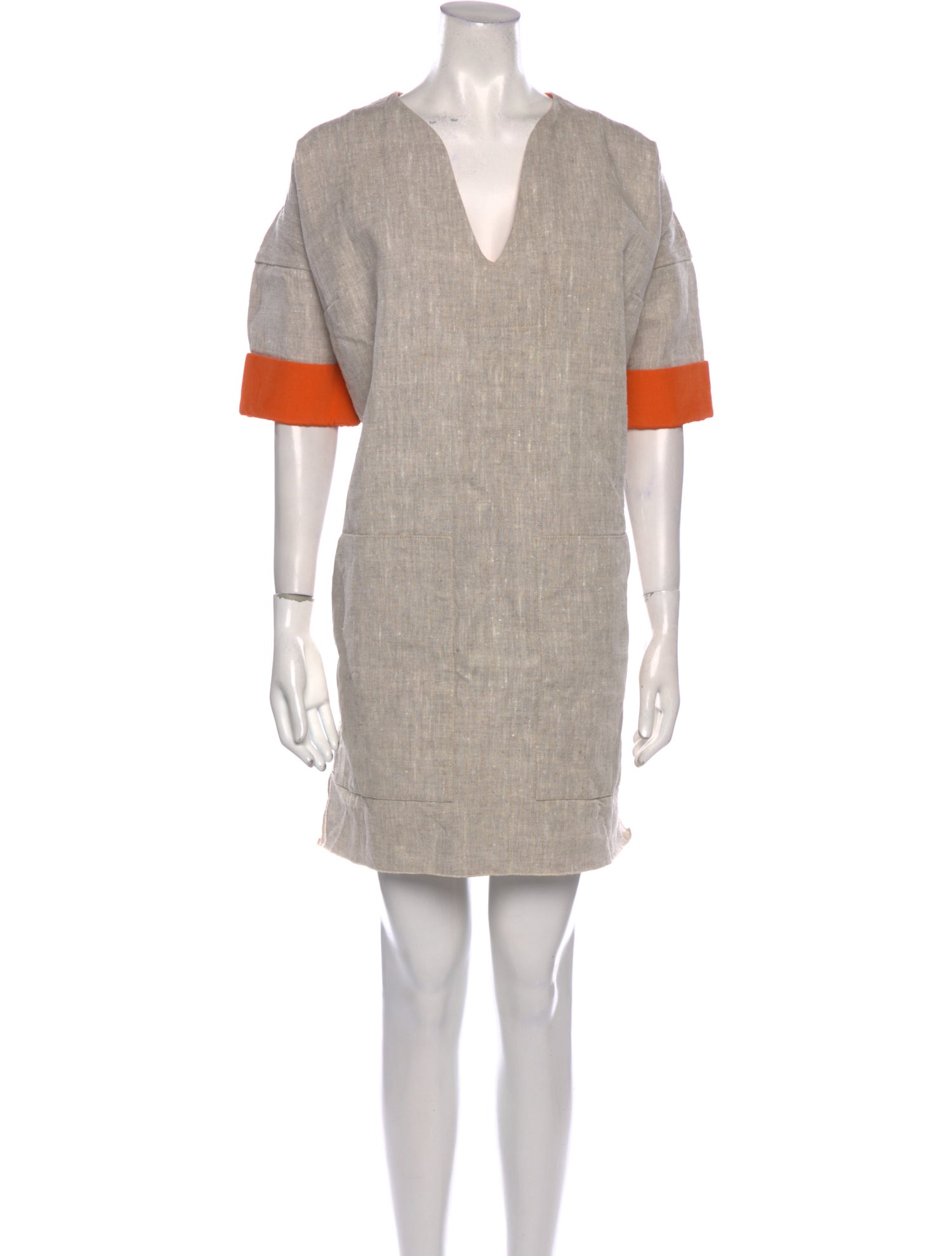 Victoria Beckham Linen Mini Dress