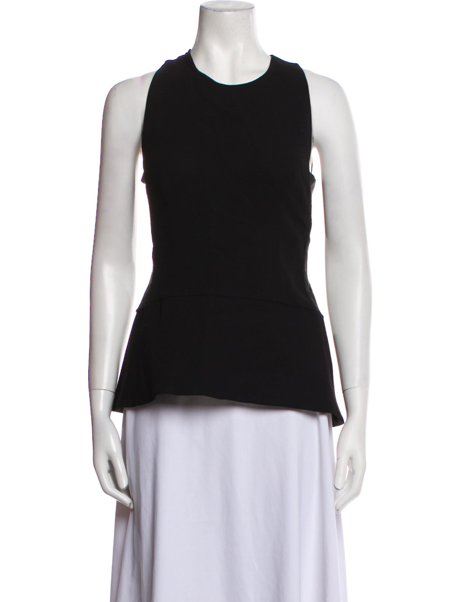 Victoria Beckham Crew Neck Sleeveless Top