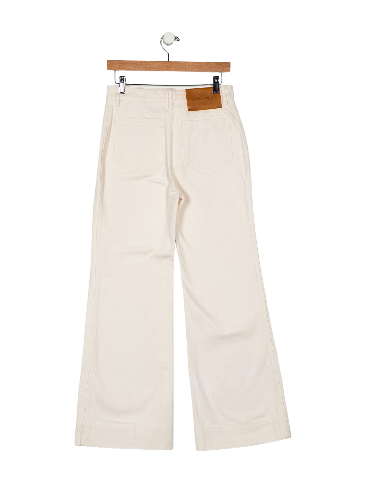 Victoria Beckham Mid-Rise Wide Leg Jeans