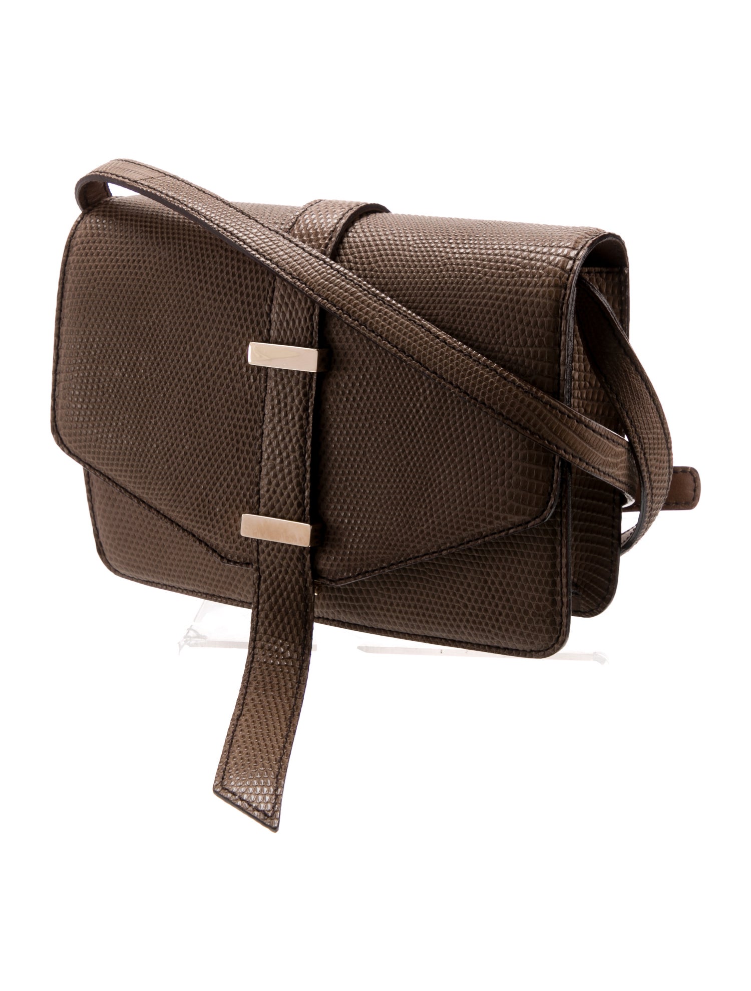 Victoria Beckham Embossed Leather Crossbody Bag