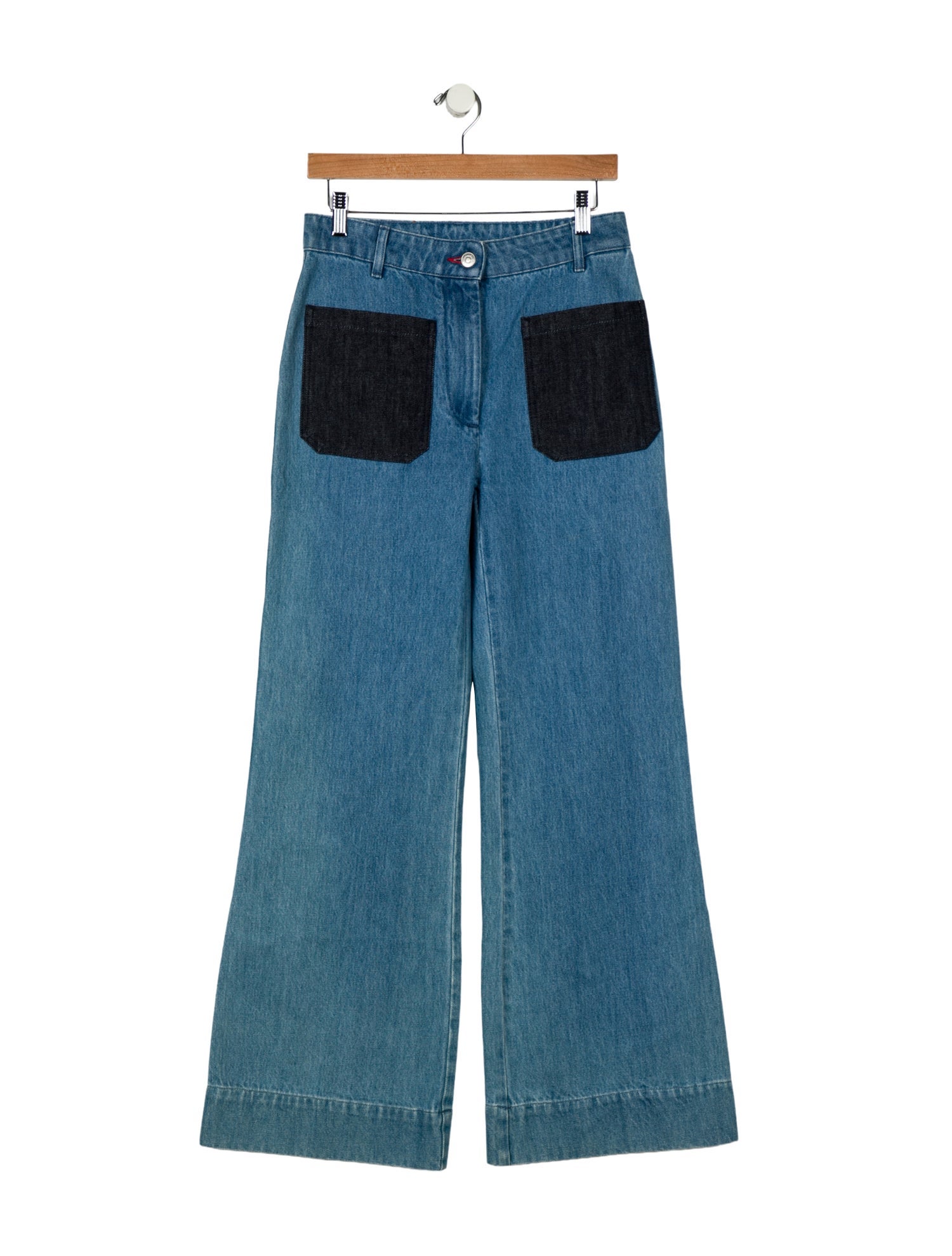 Victoria Beckham High-Rise Wide Leg Jeans