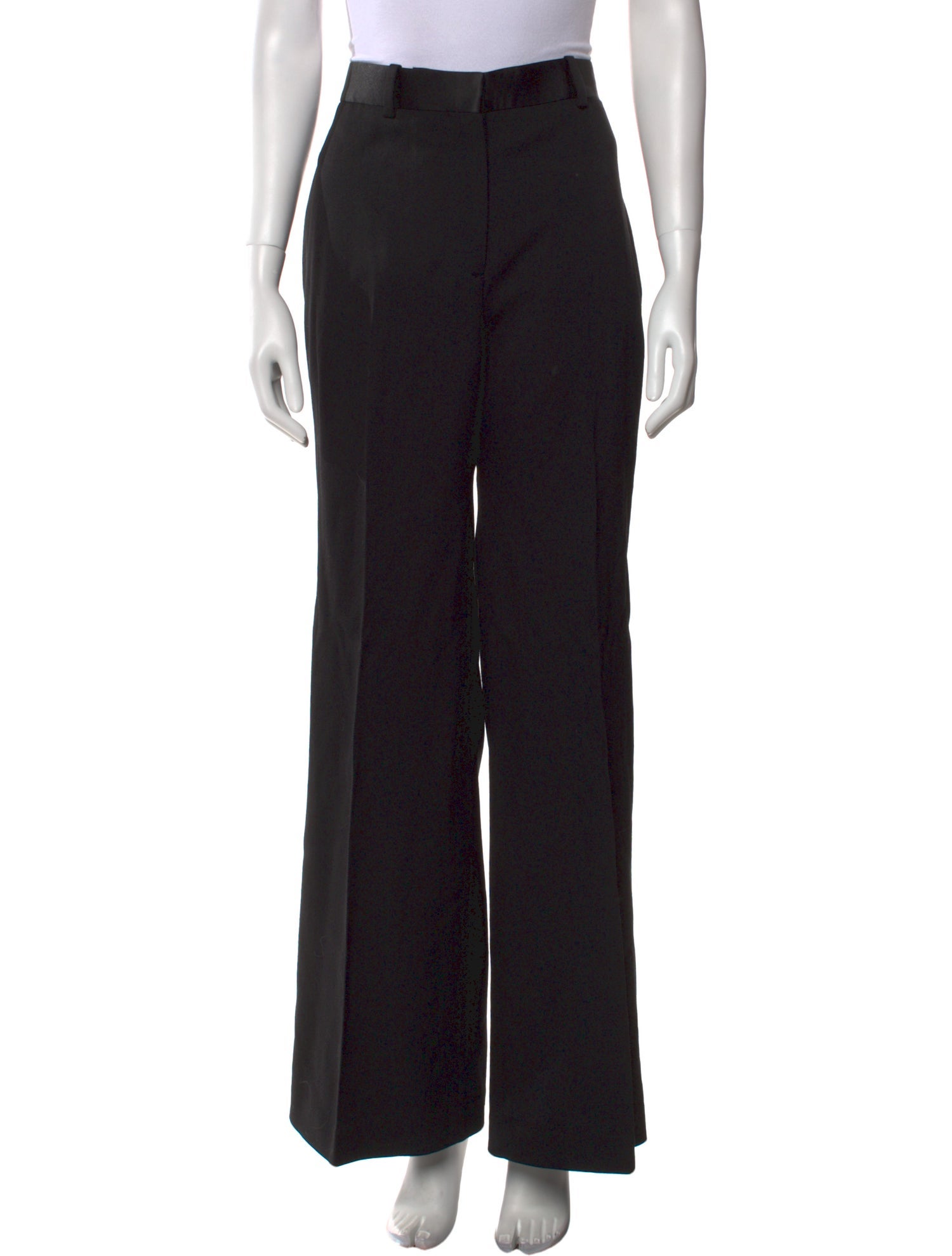 【VICTORIA BECKHAM】テクスチャードウール ワイドパンツ VICTORIA BECKHAM テクスチャードウール ワイドパンツ | NET-A