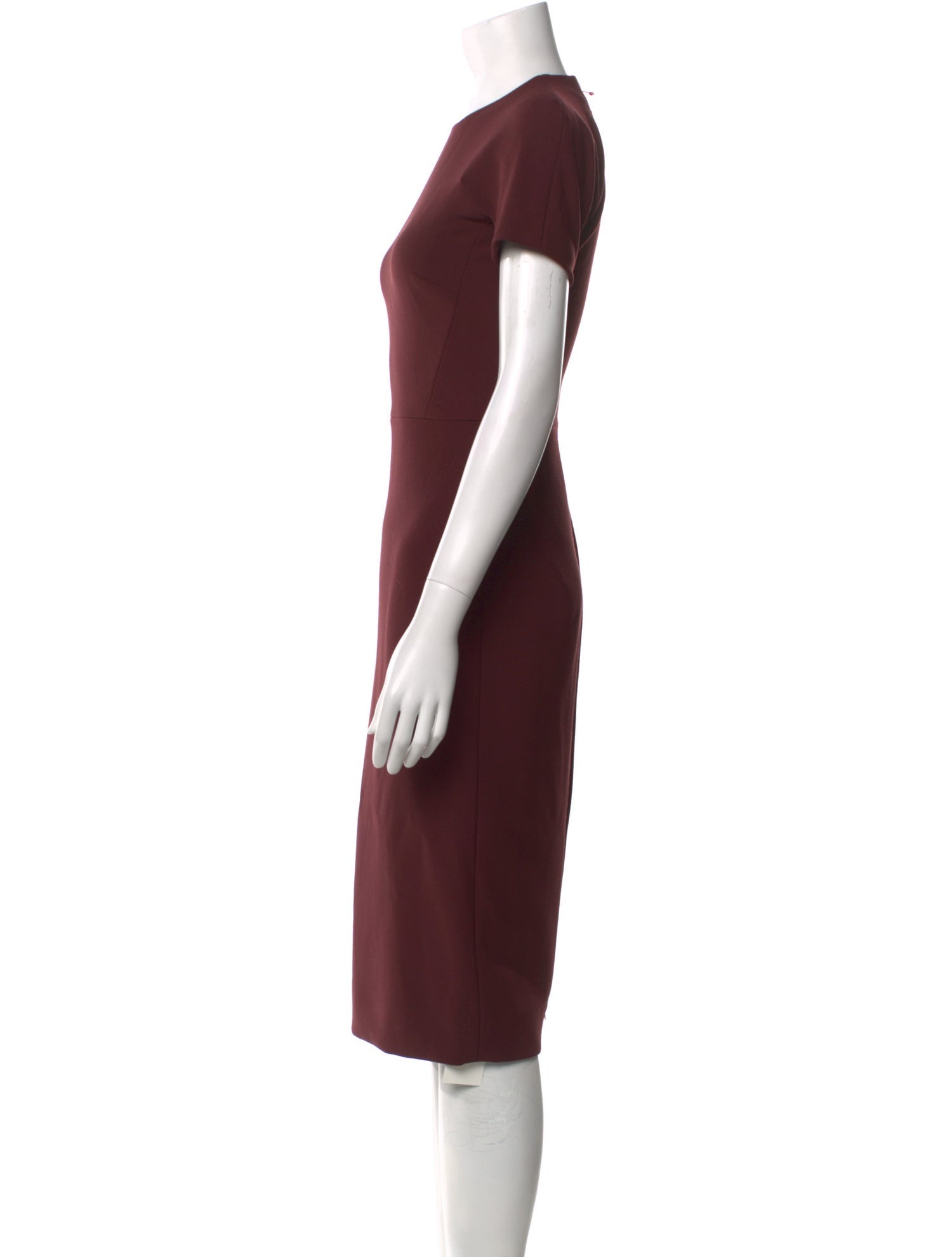 Victoria Beckham Crew Neck Midi Length Dress w/ Tags