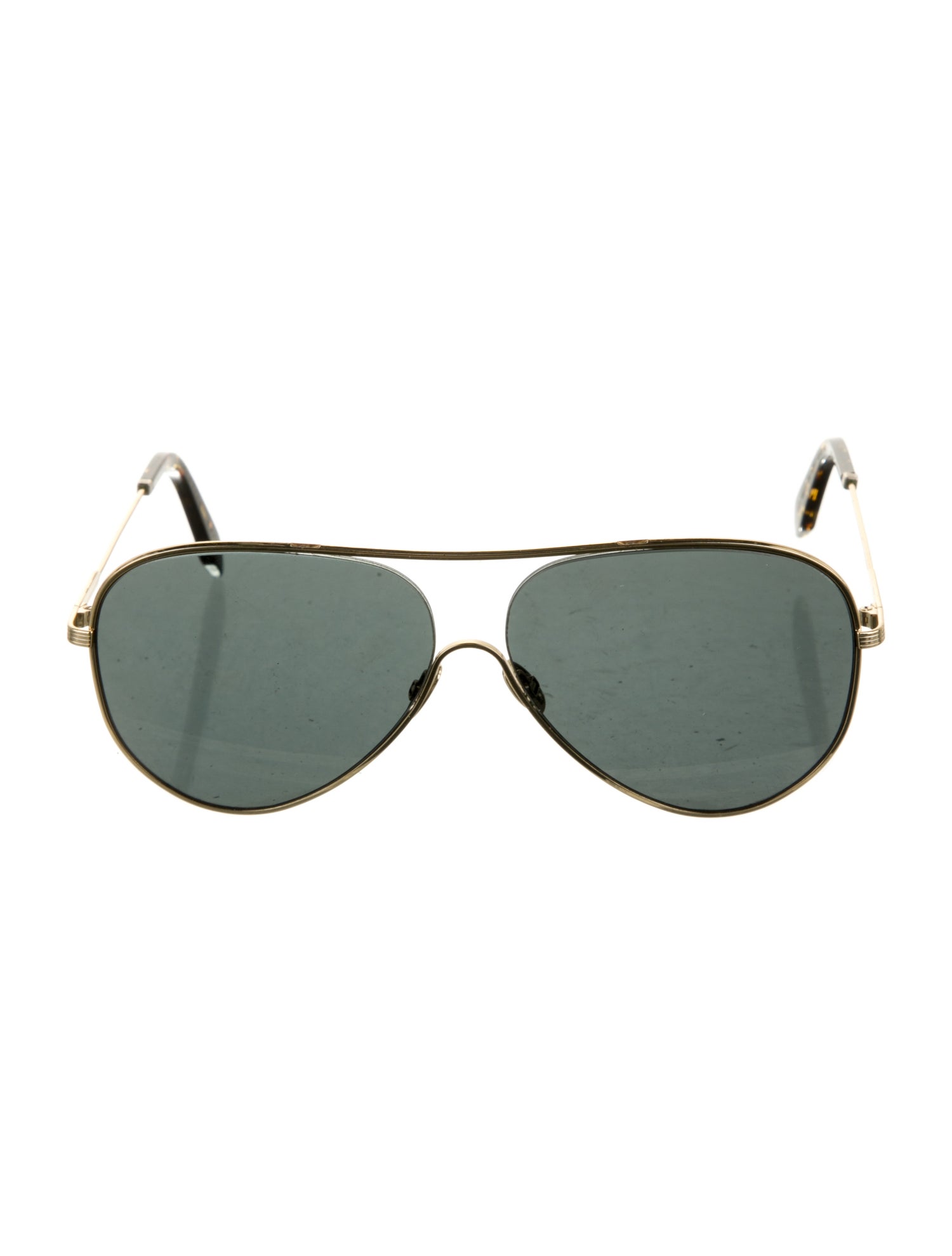 Victoria Beckham Aviator Tinted Sunglasses