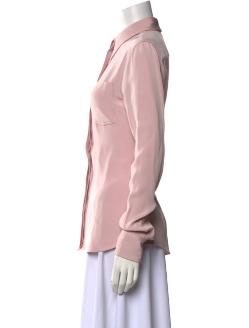 Victoria Beckham Long Sleeve Button-Up Top