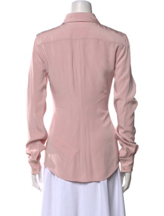Victoria Beckham Long Sleeve Button-Up Top