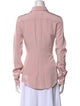 Victoria Beckham Long Sleeve Button-Up Top