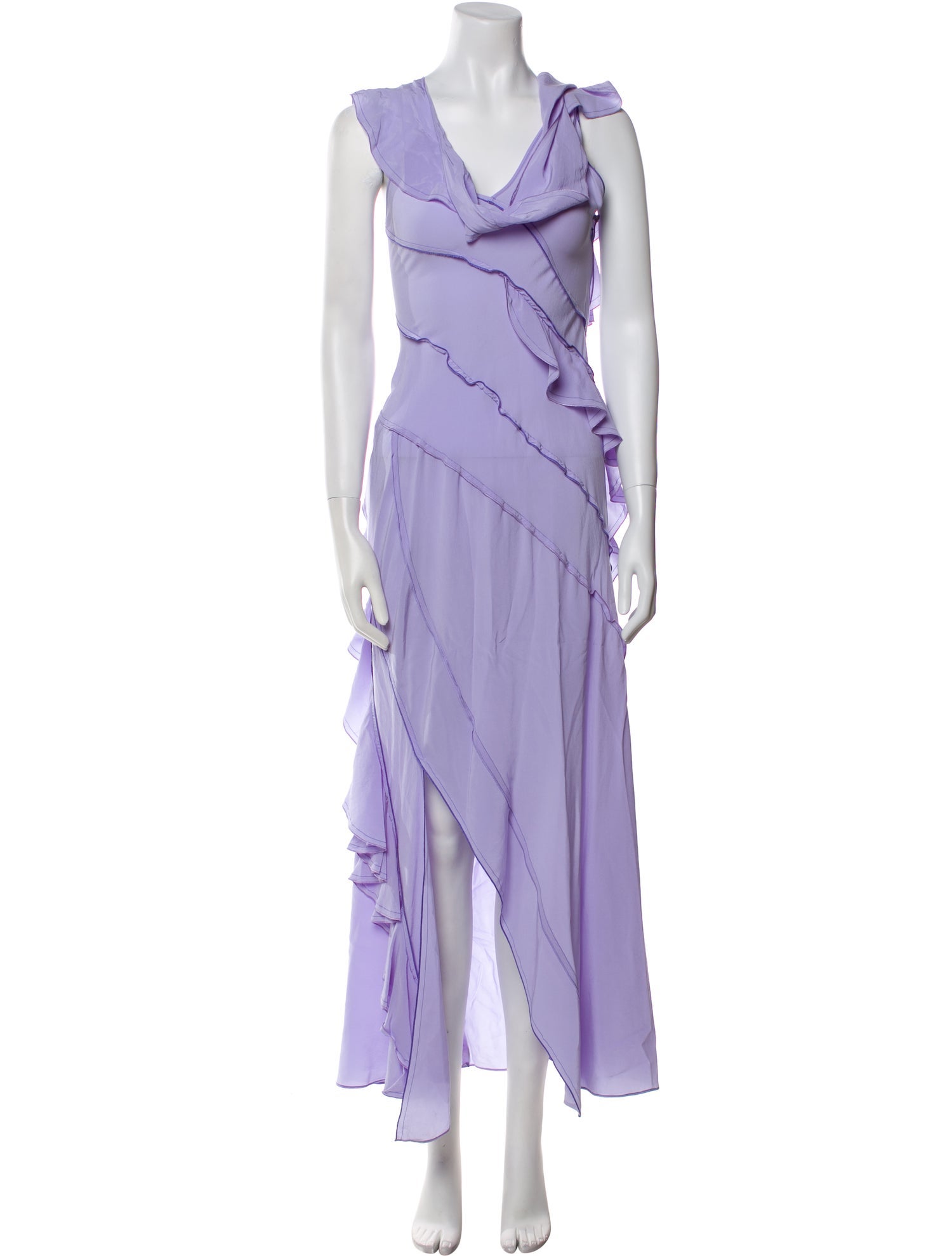 Victoria Beckham Silk Long Dress