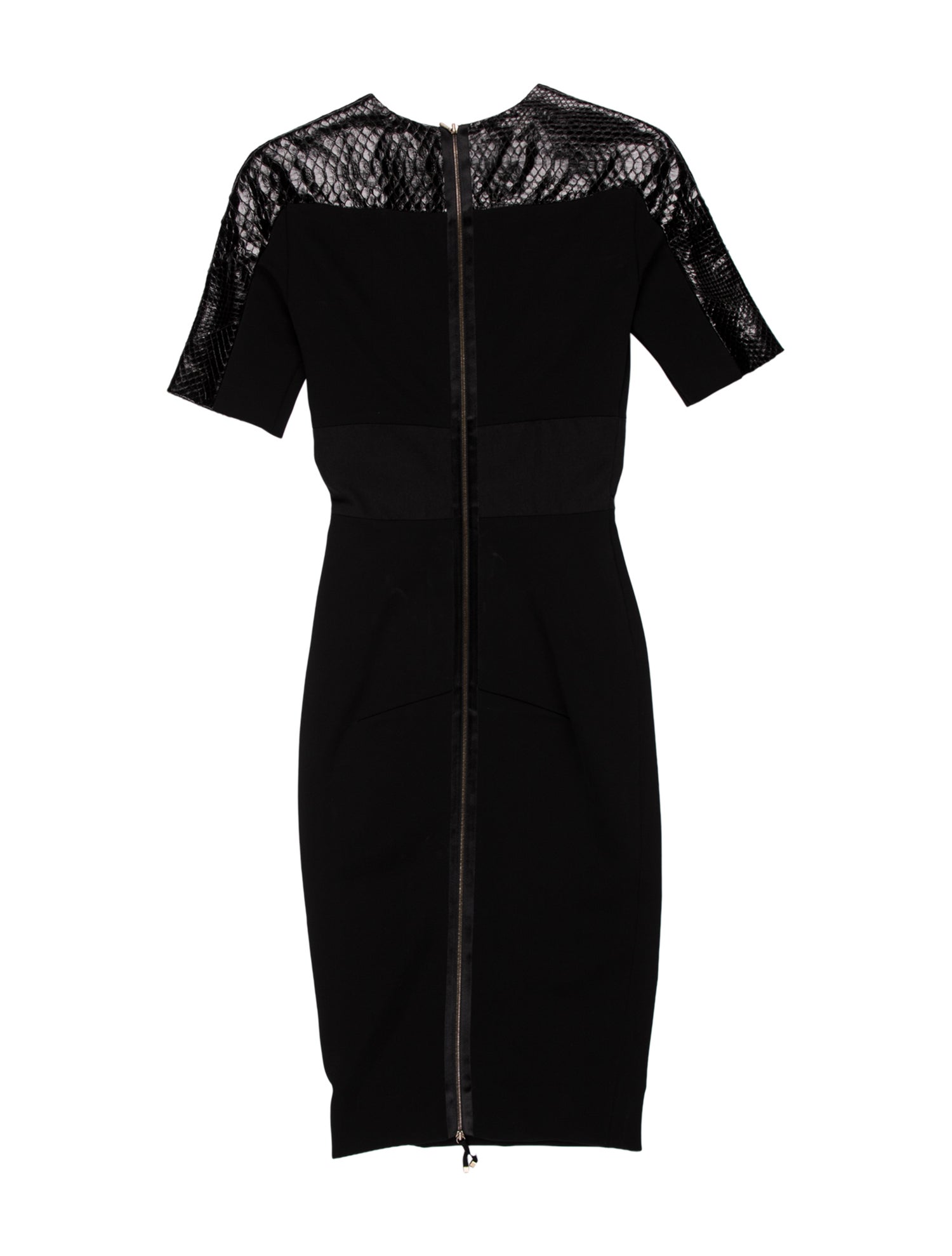 Victoria Beckham Crew Neck Knee-Length Dress