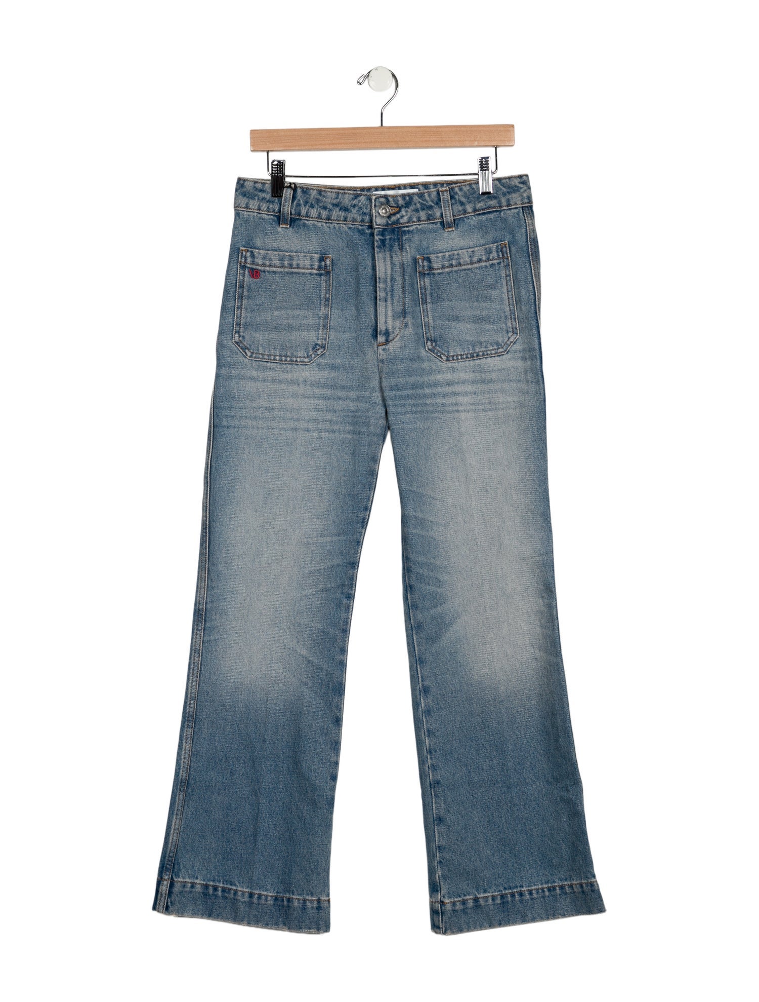 Victoria Beckham Mid-Rise Wide Leg Jeans w/ Tags