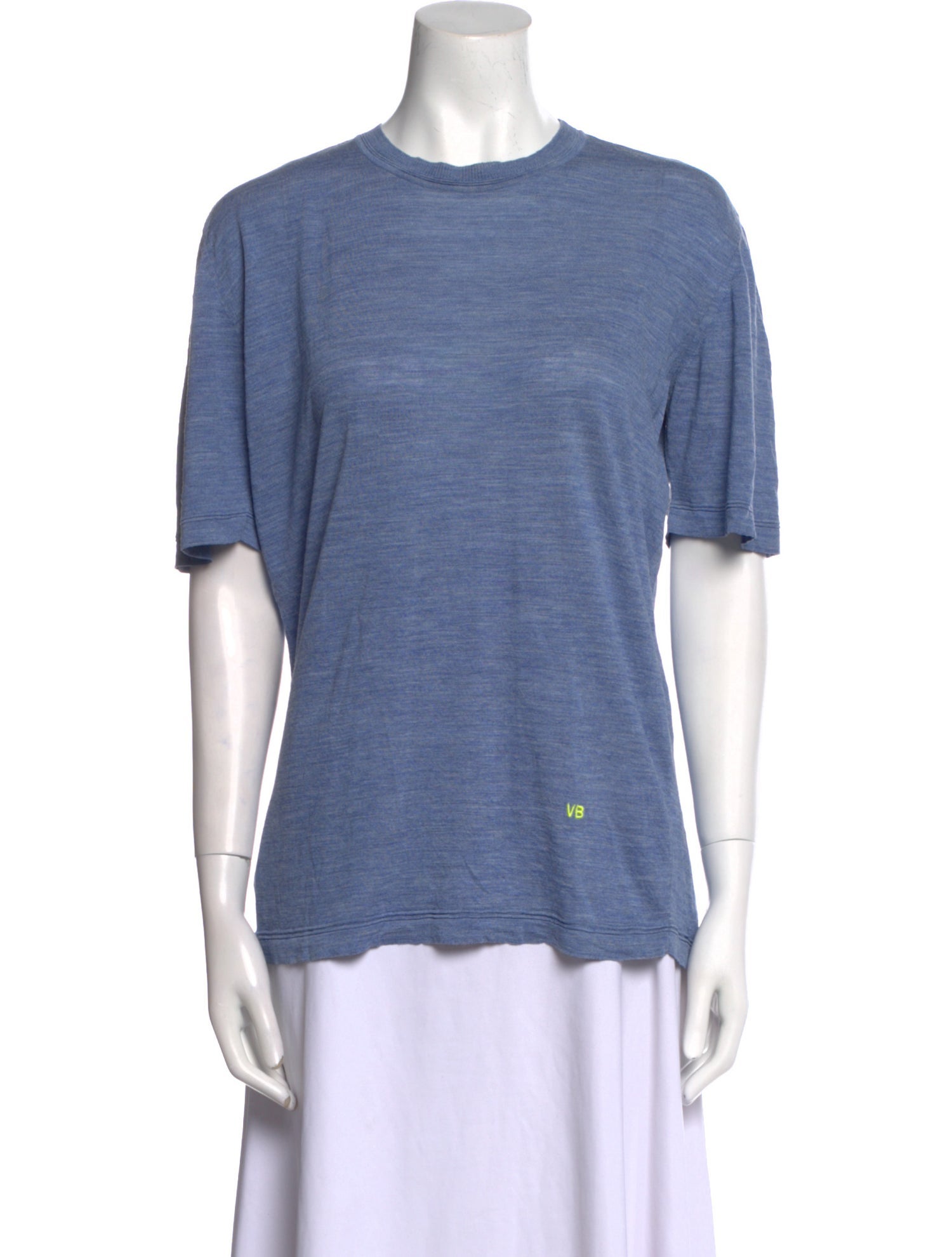 Victoria Beckham Crew Neck Short Sleeve T-Shirt