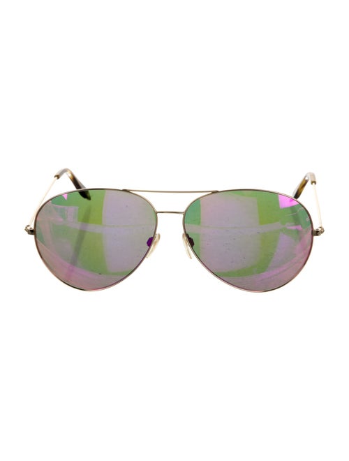 Victoria Beckham Aviator Mirrored Sunglasses