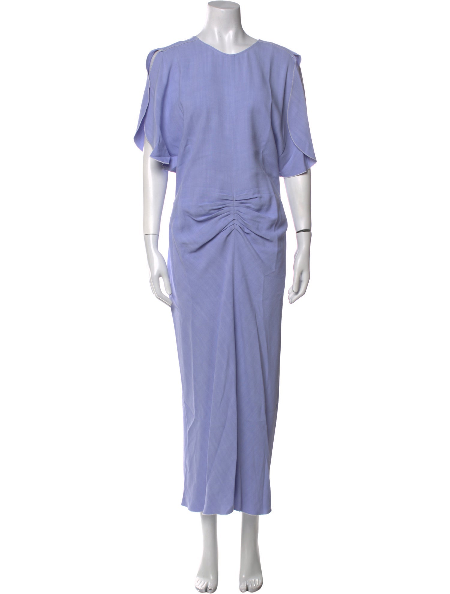 Victoria Beckham Crew Neck Long Dress