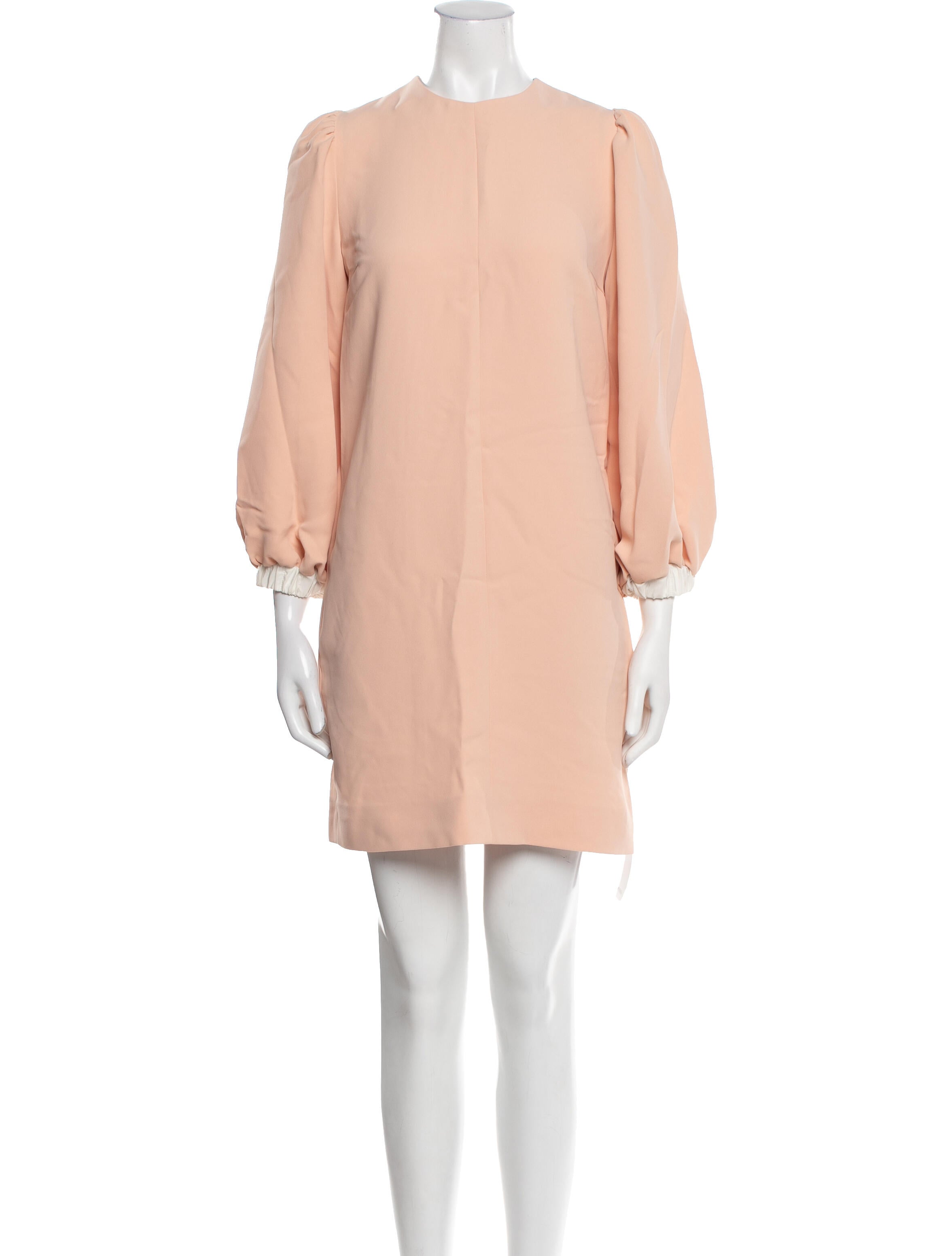 Victoria Beckham Crew Neck Mini Dress