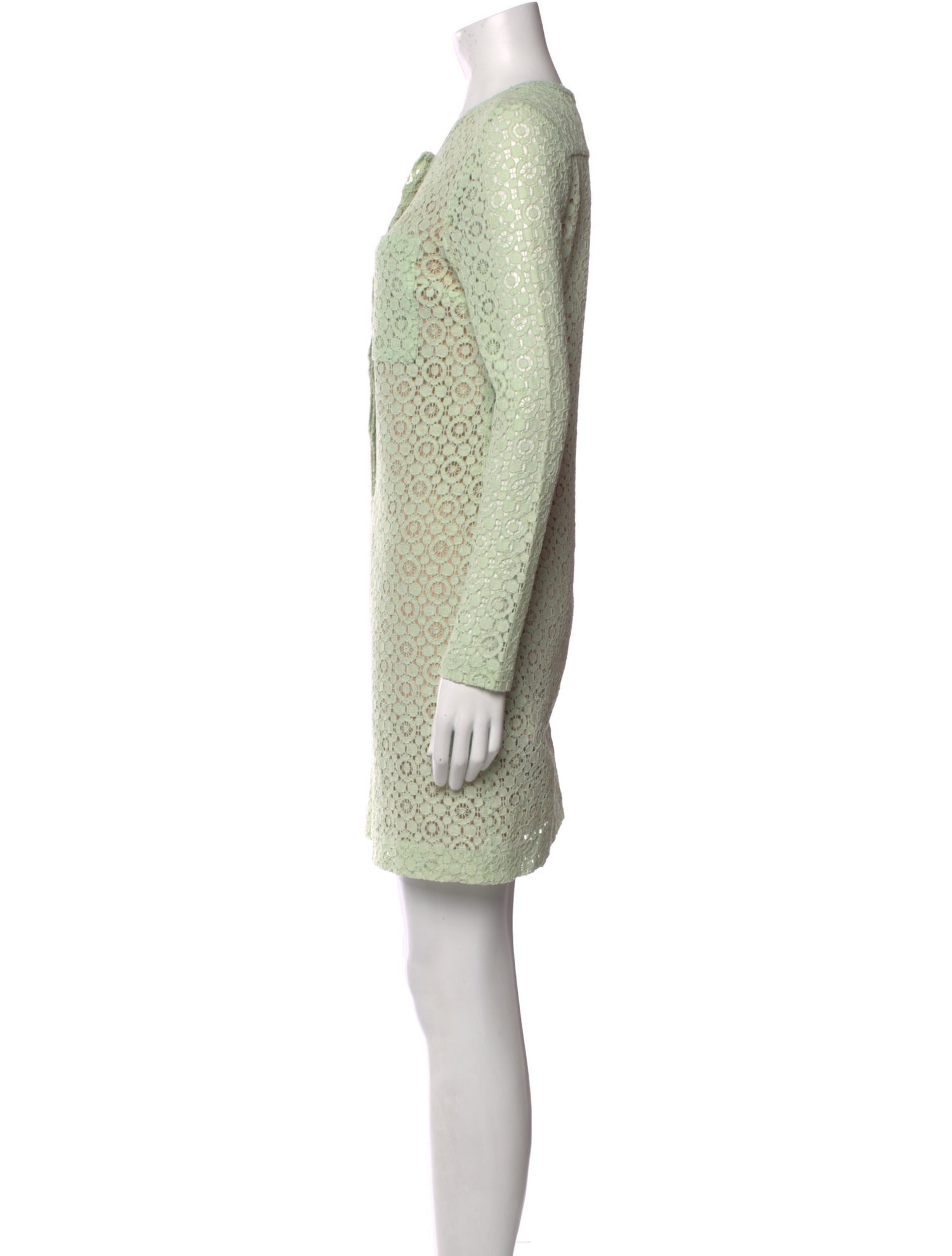 Victoria Beckham Scoop Neck Mini Dress