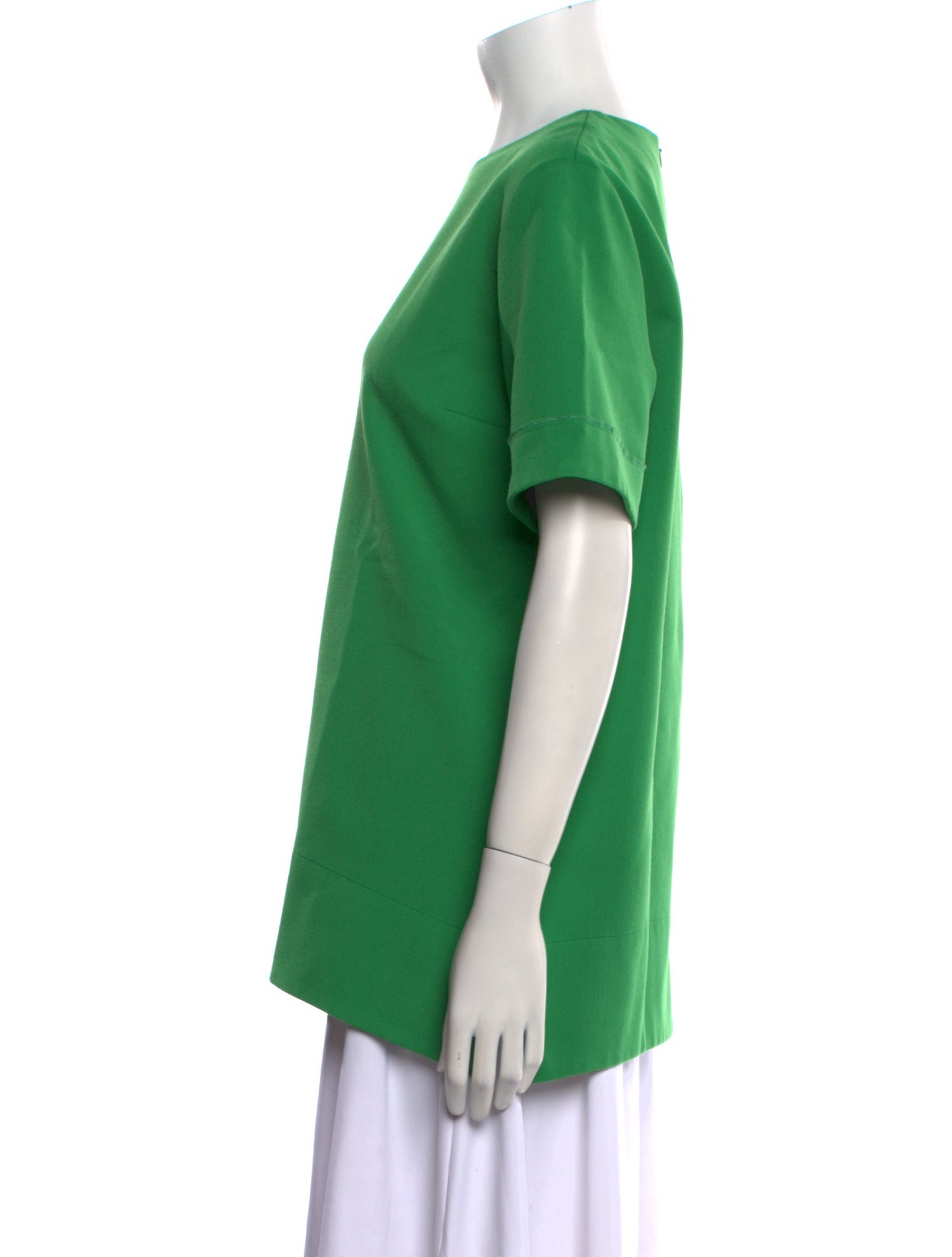 Victoria Beckham Crew Neck Short Sleeve T-Shirt