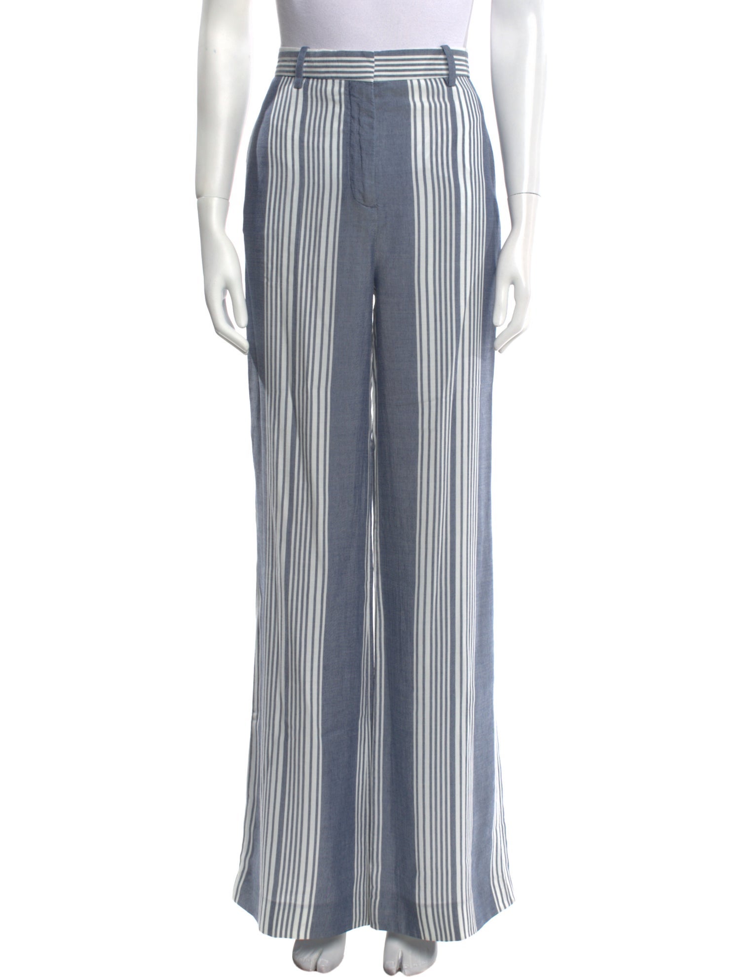 Victoria Beckham Striped Wide Leg Pants